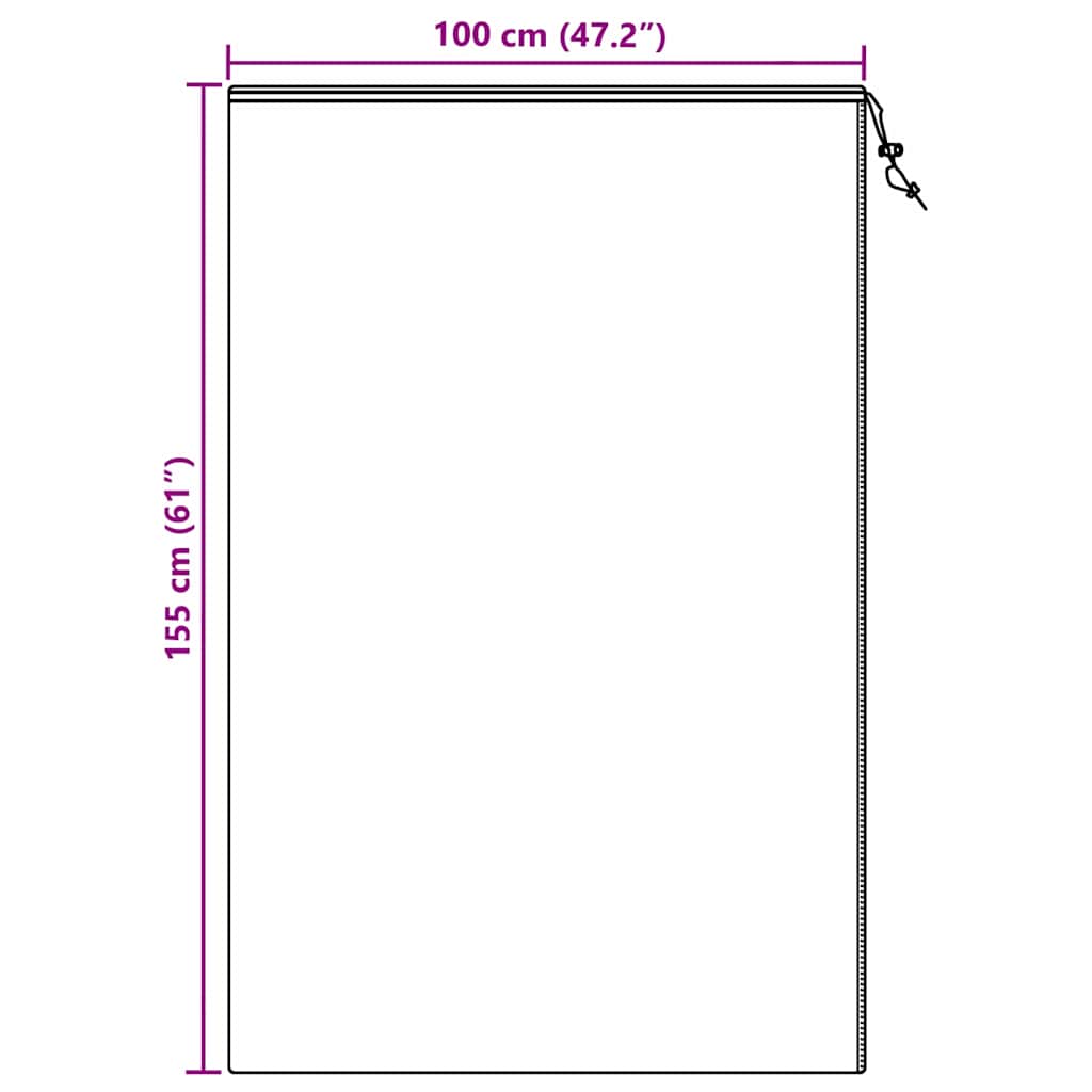 Pokrijte biljke od mraza flis pokrivačem 5 pcs Bež 1,55 x 1 m
