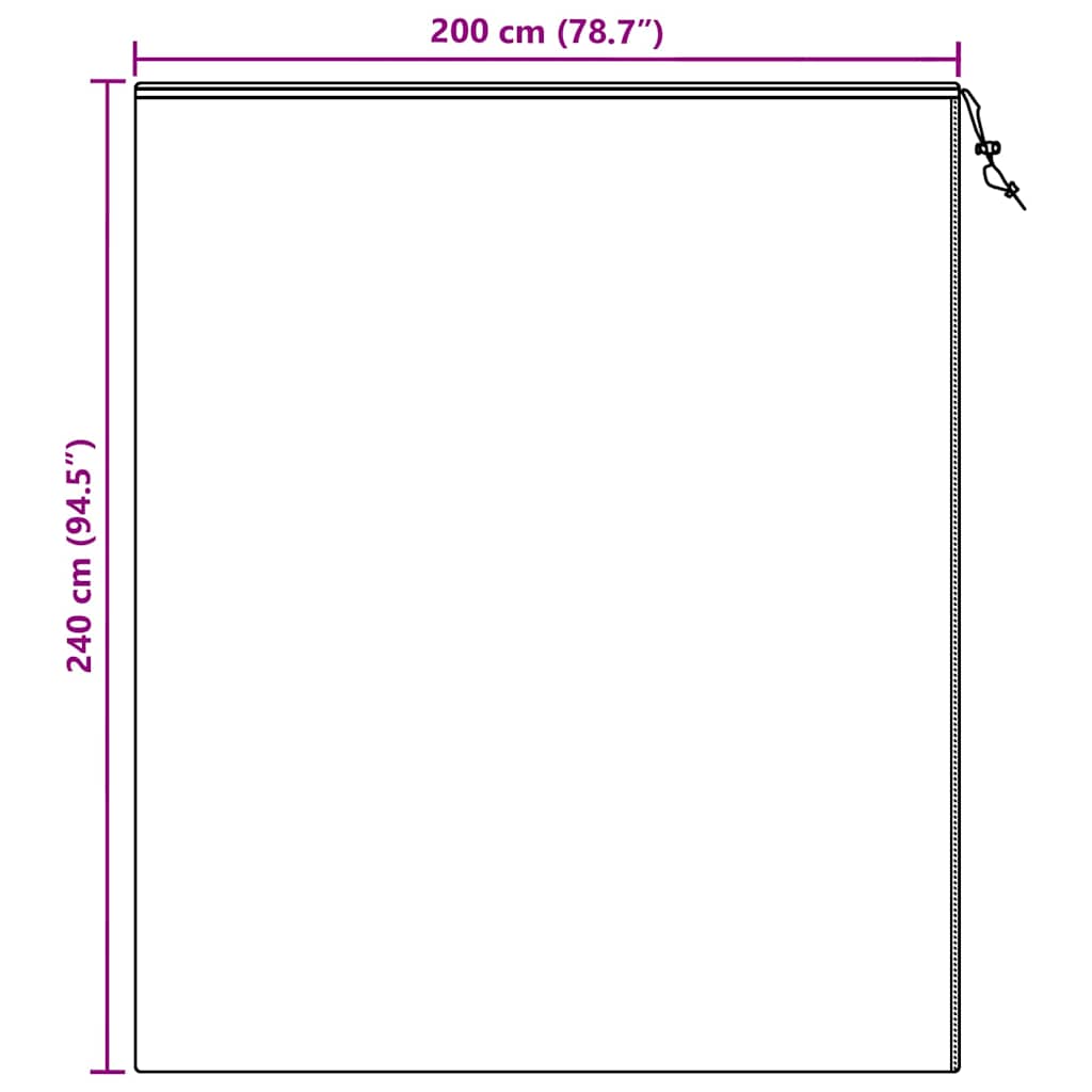 Pokrijte biljke od mraza flis pokrivačem Bijelo 2,4 x 2 m