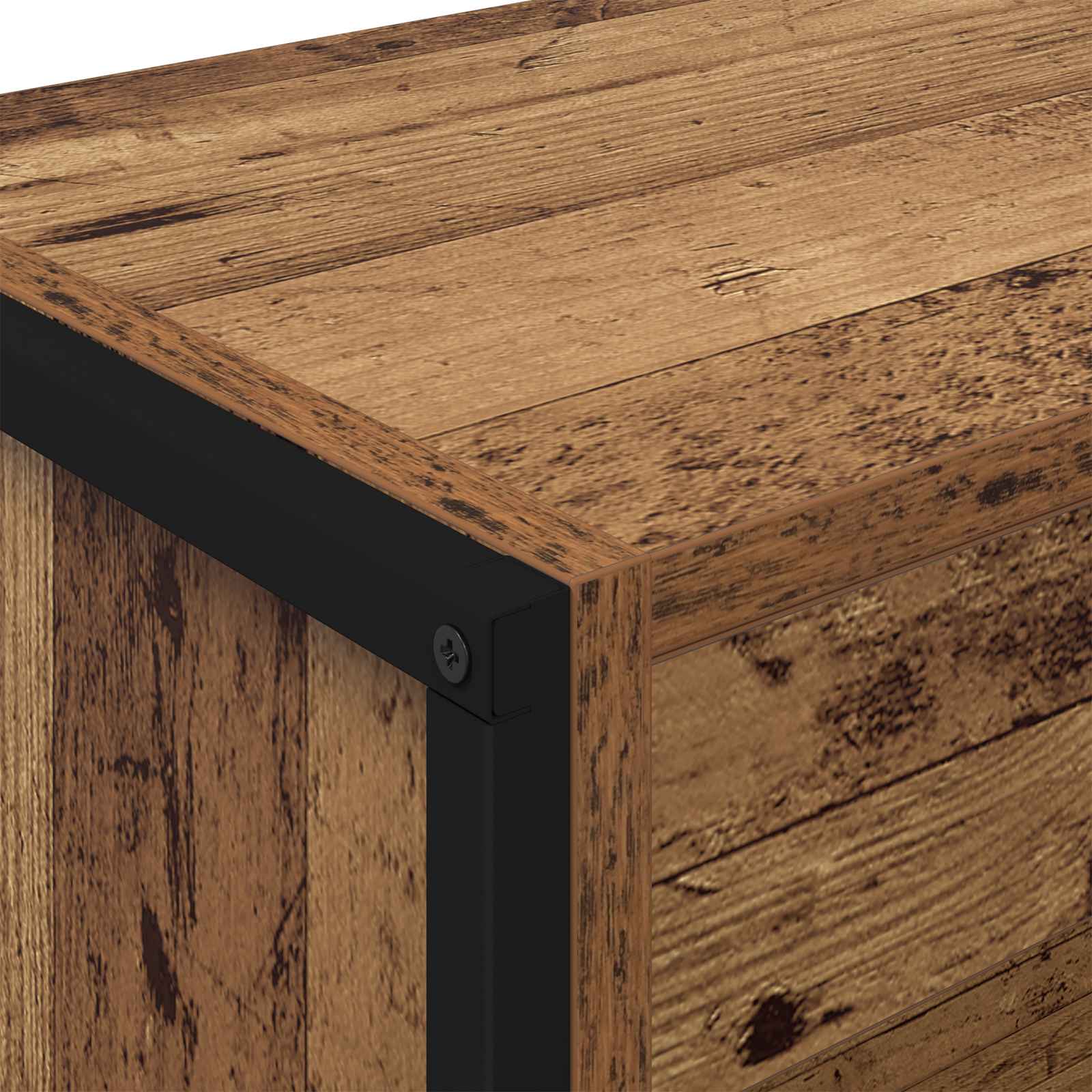 Ormarić za knjige 2 pcs Staro drvo 80 x 30 x 155 cm