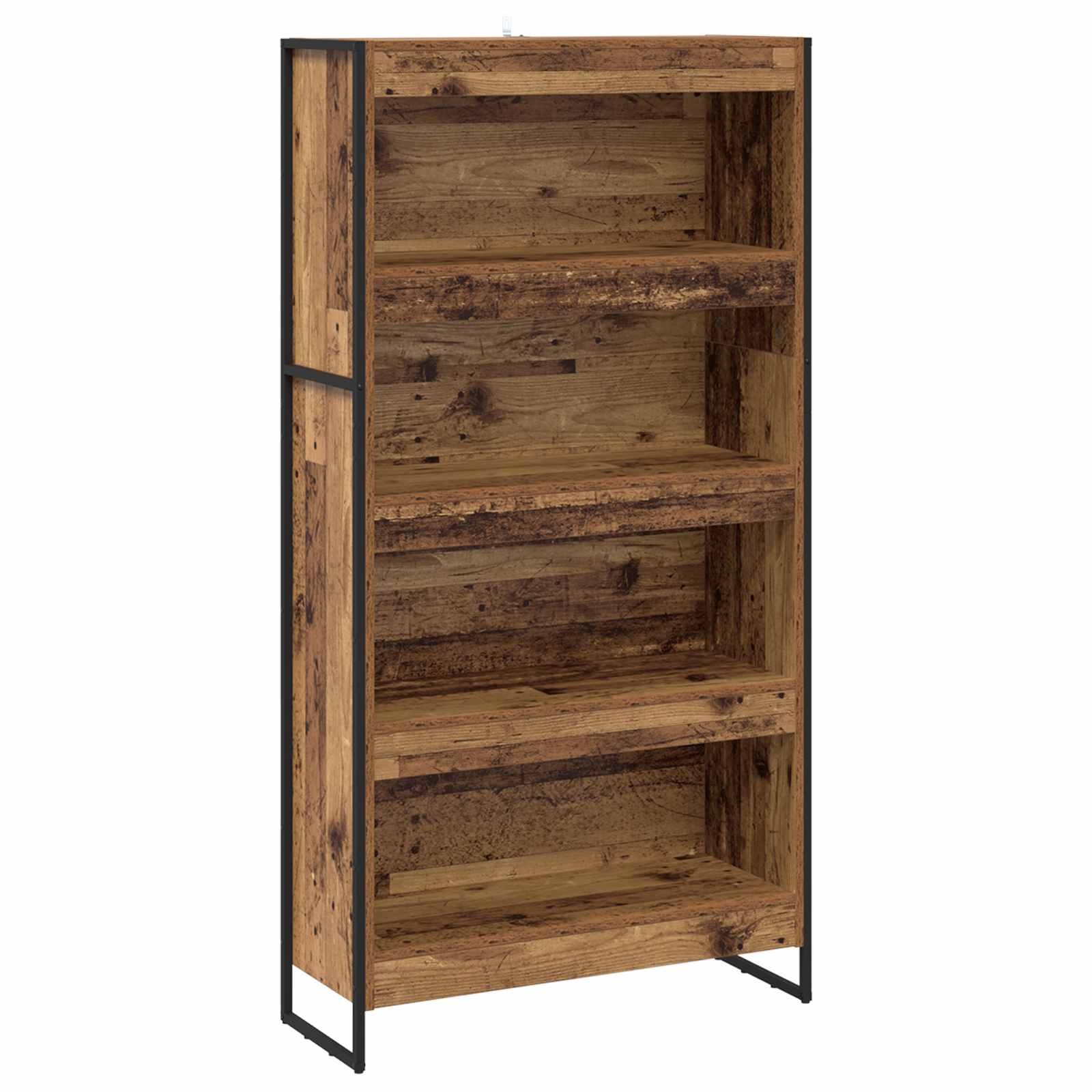 Ormarić za knjige 2 pcs Staro drvo 80 x 30 x 155 cm