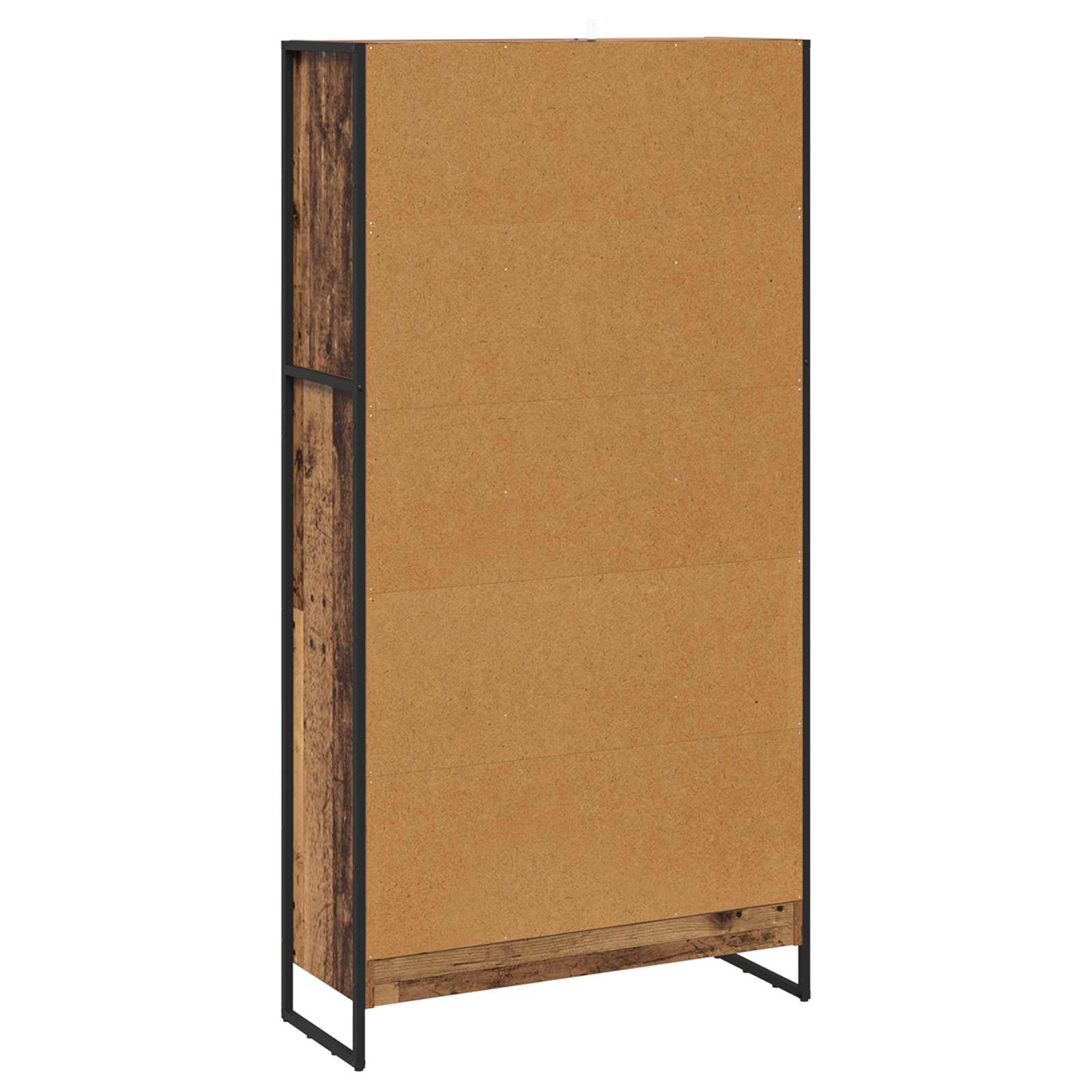 Ormarić za knjige 2 pcs Staro drvo 80 x 30 x 155 cm