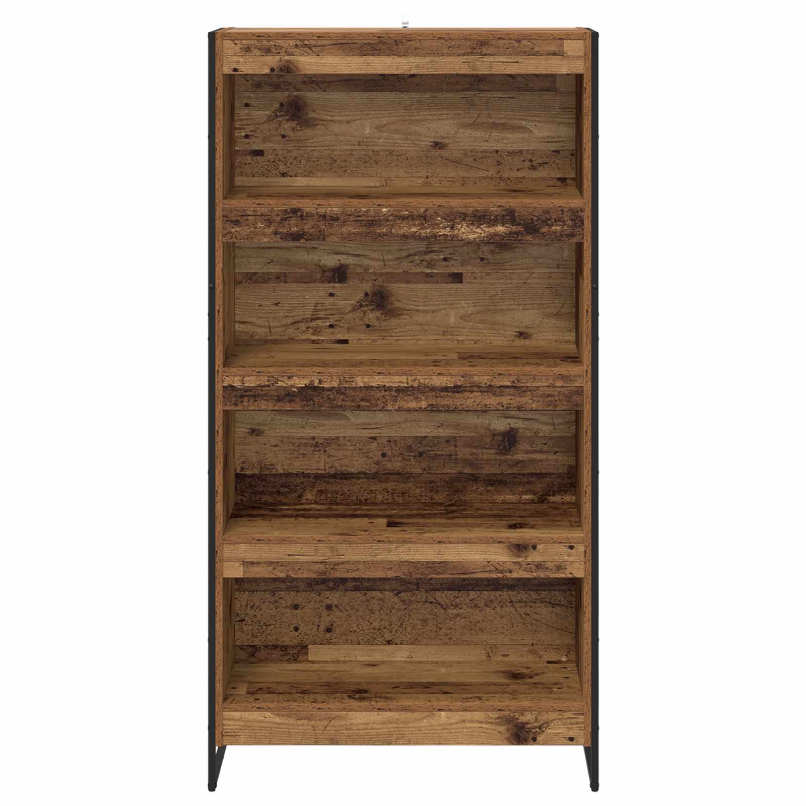 Ormarić za knjige 2 pcs Staro drvo 80 x 30 x 155 cm