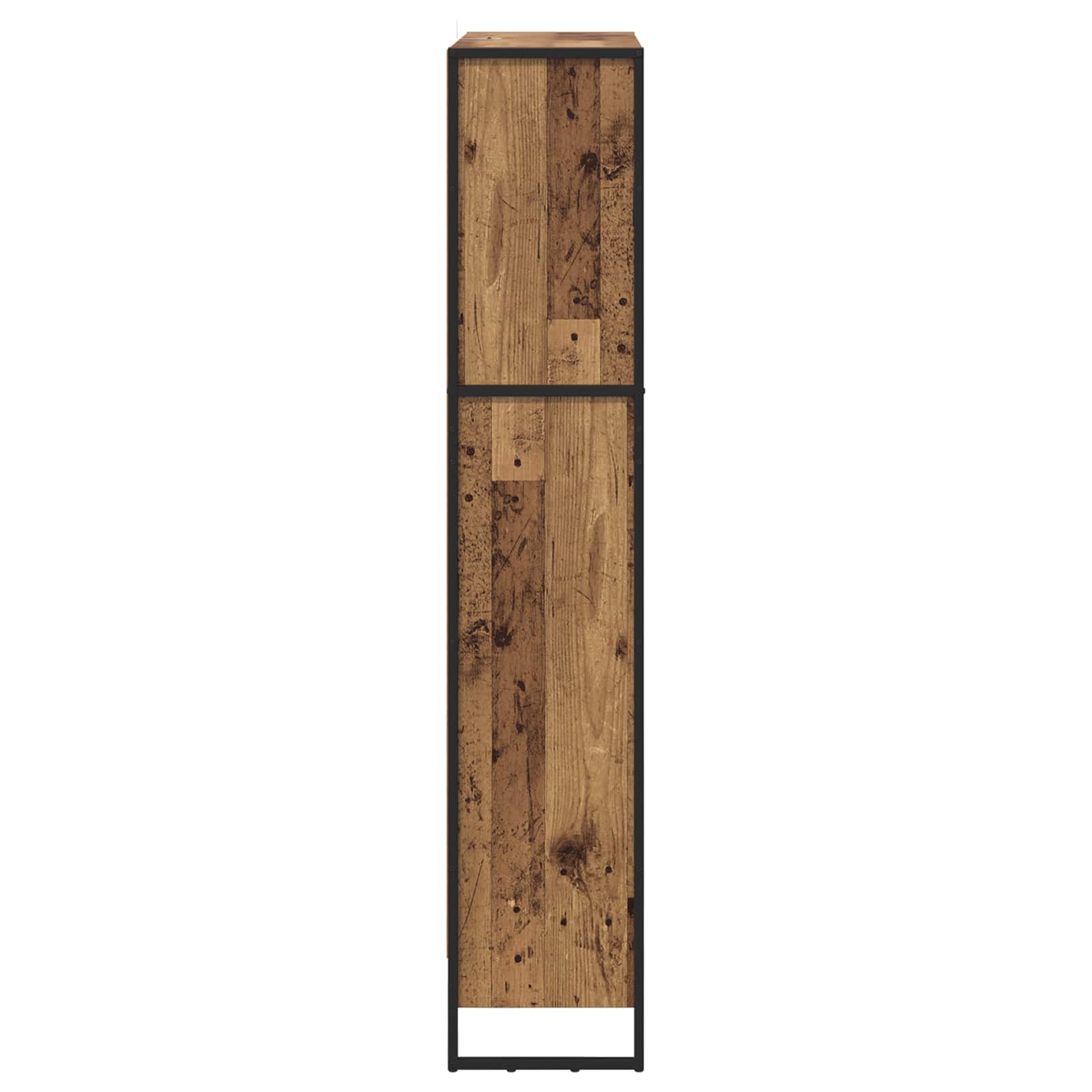 Ormarić za knjige 2 pcs Staro drvo 80 x 30 x 155 cm