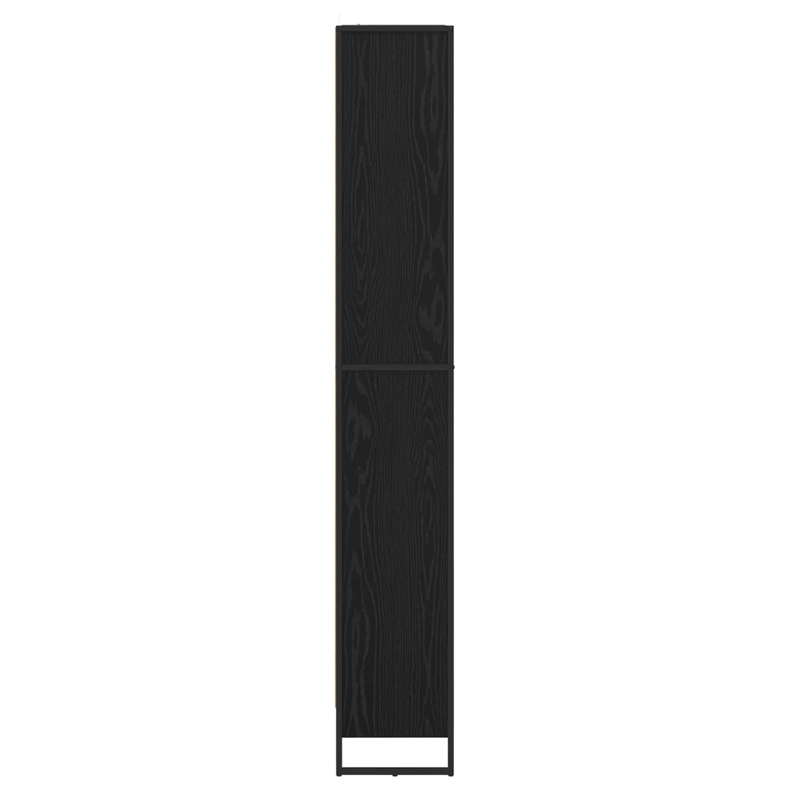 Ormarić za knjige 2 pcs Crni hrast 80 x 30 x 189,5 cm
