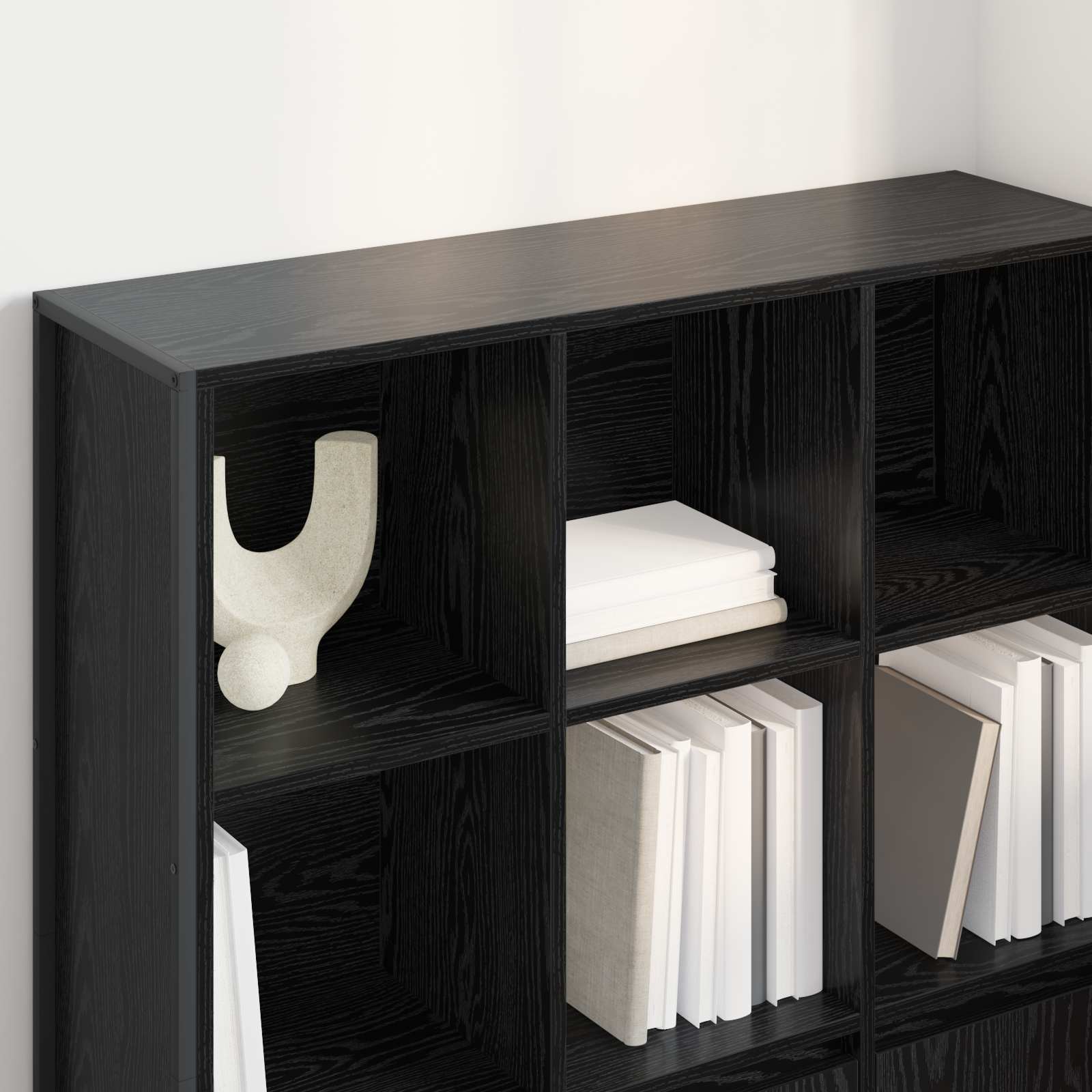 Ormarić za knjige 2 pcs Crni hrast 99,5 x 30 x 108 cm