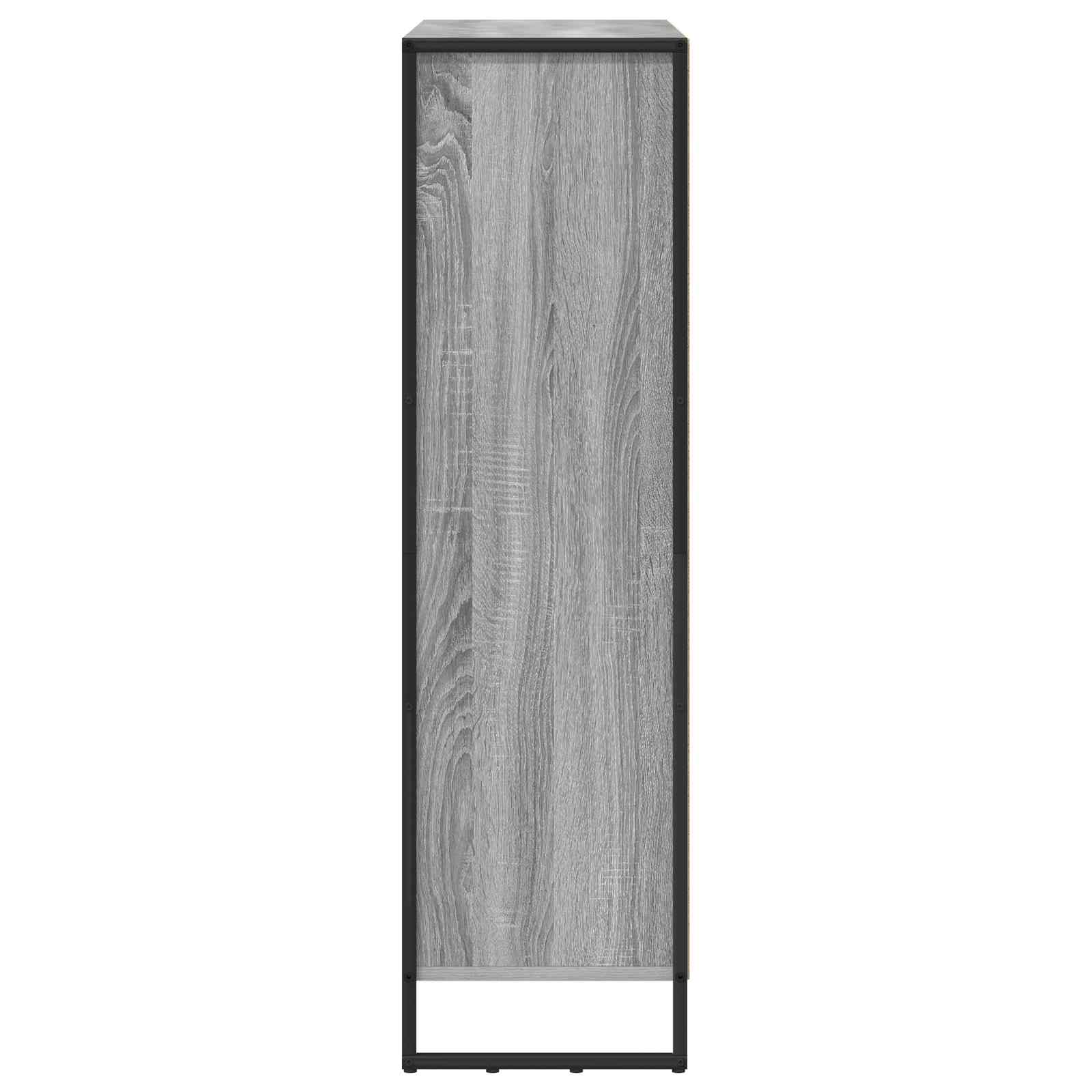 Ormarić za knjige 2 pcs Siva Sonoma 99,5 x 30 x 108 cm