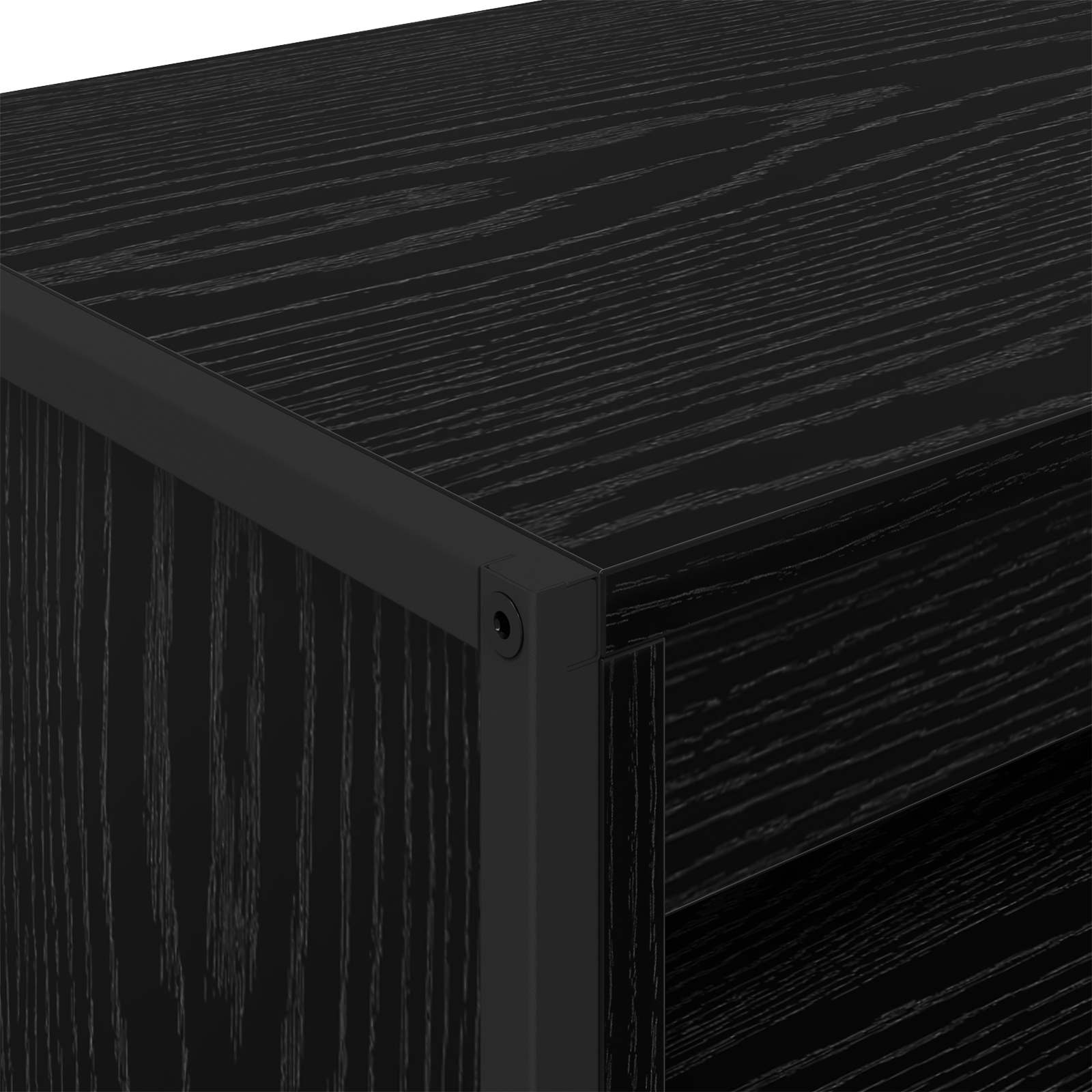 Visoki ormari Crni hrast 60 x 36 x 200 cm Konstruirano drvo