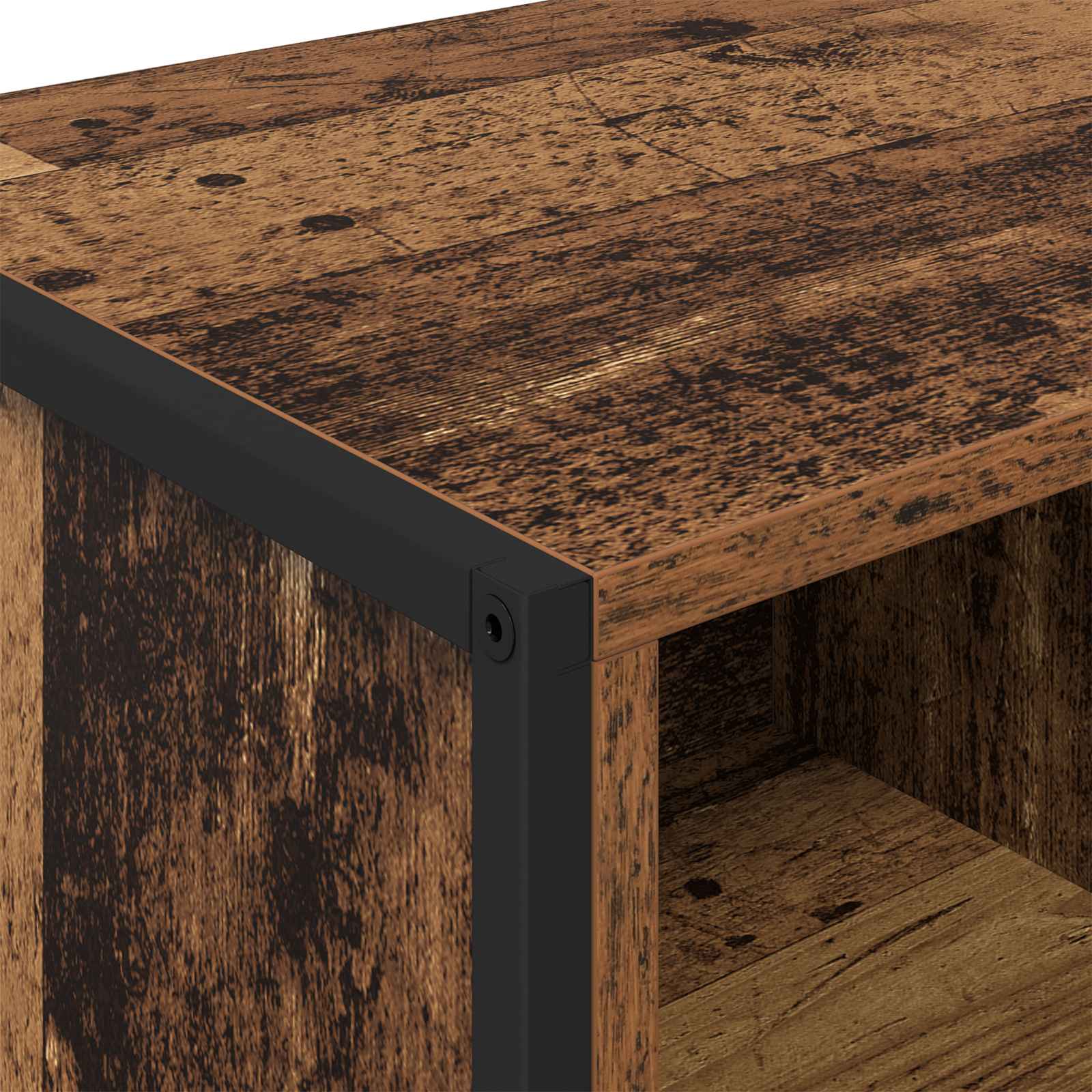 Kreveta 2 pcs Staro drvo 81 x 36 x 150.5 cm Konstruirano drvo