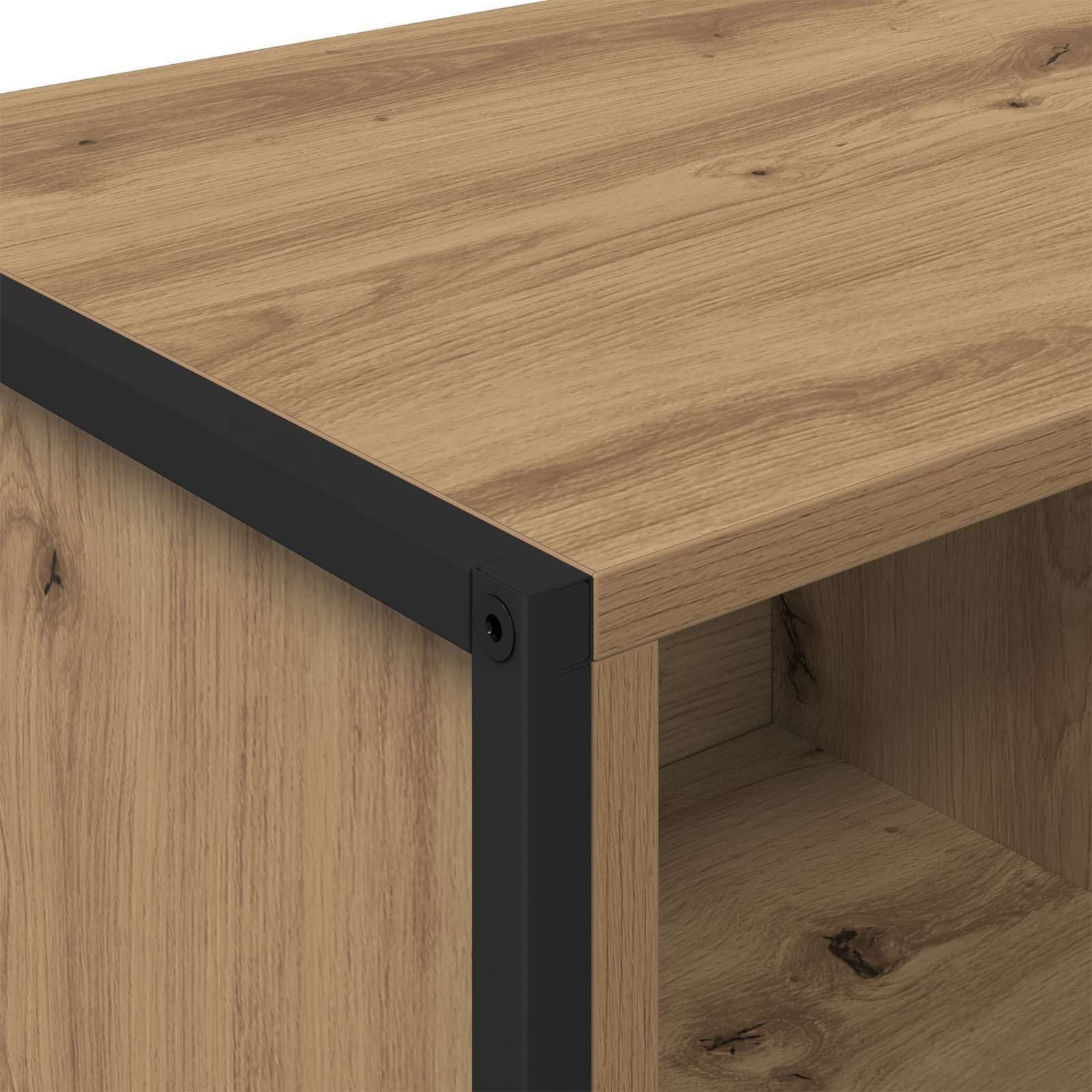 Kreveta 2 pcs Umjetnička hrastovina 81 x 36 x 150.5 cm
