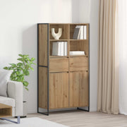 Kreveta 2 pcs Umjetnička hrastovina 81 x 36 x 150.5 cm