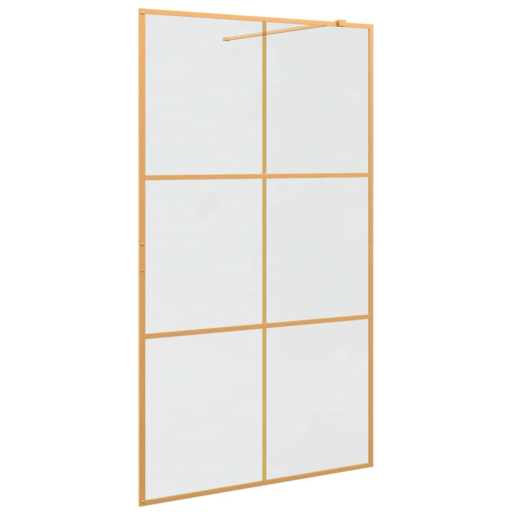 Zid za walk-in tuš Zlatno 115 x 195 cm Staklo otporno na udarce