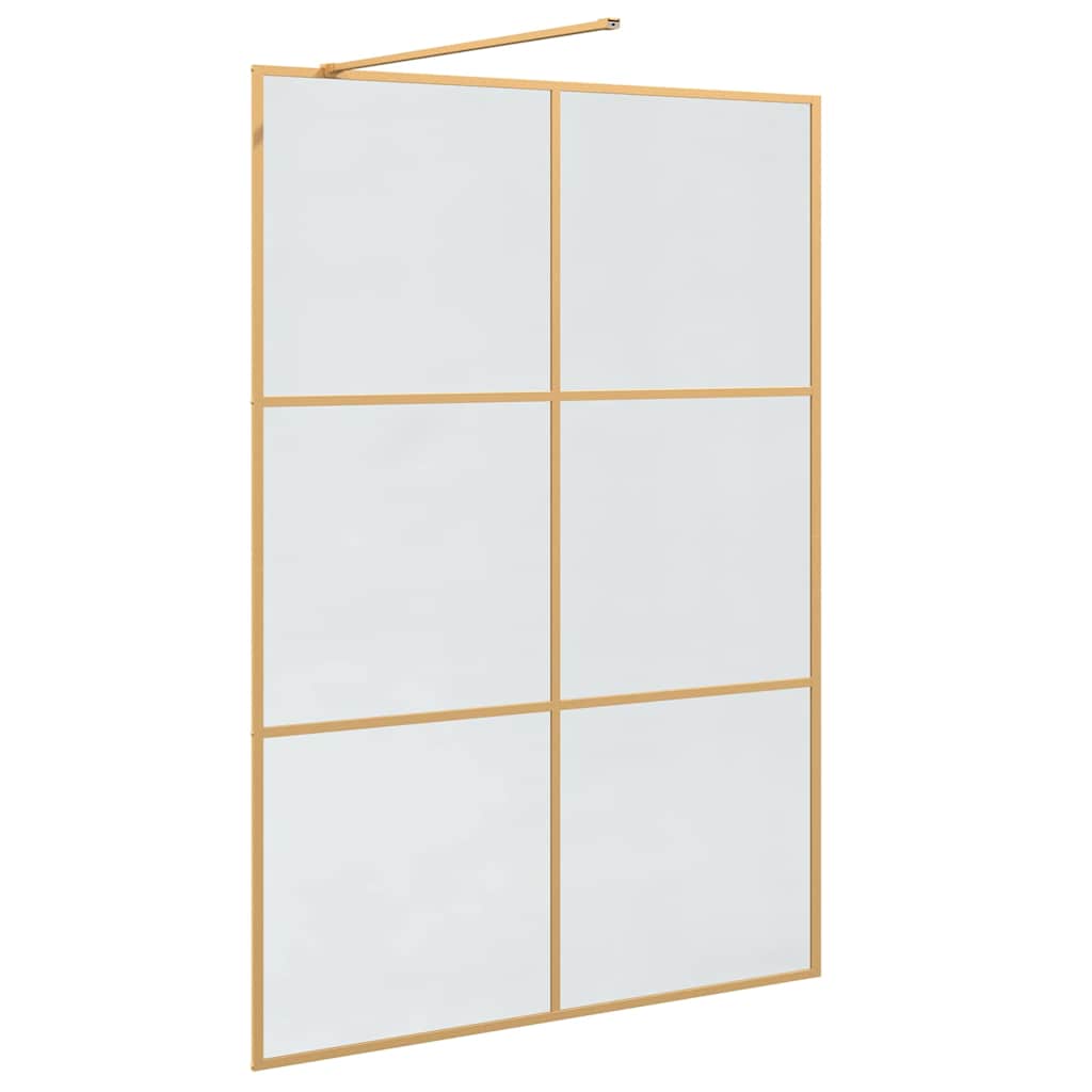 Zid za walk-in tuš Zlatno 140 x 195 cm Staklo otporno na udarce
