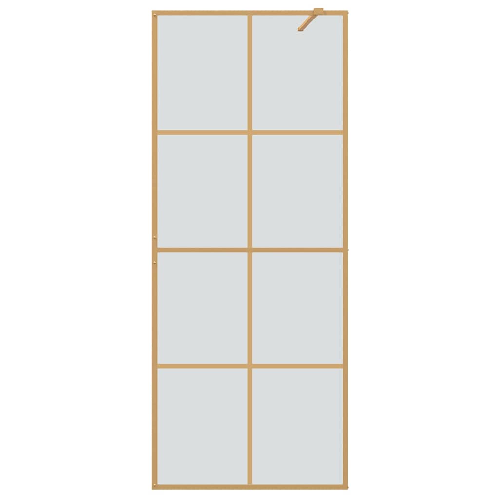 Zid za walk-in tuš Zlatno 80 x 195 cm Staklo otporno na udarce