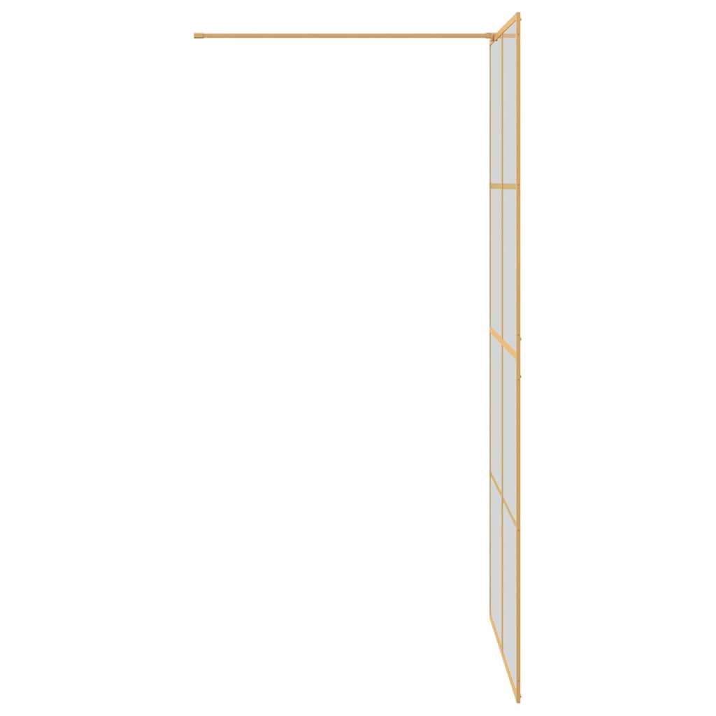 Zid za walk-in tuš Zlatno 100 x 195 cm Staklo otporno na udarce