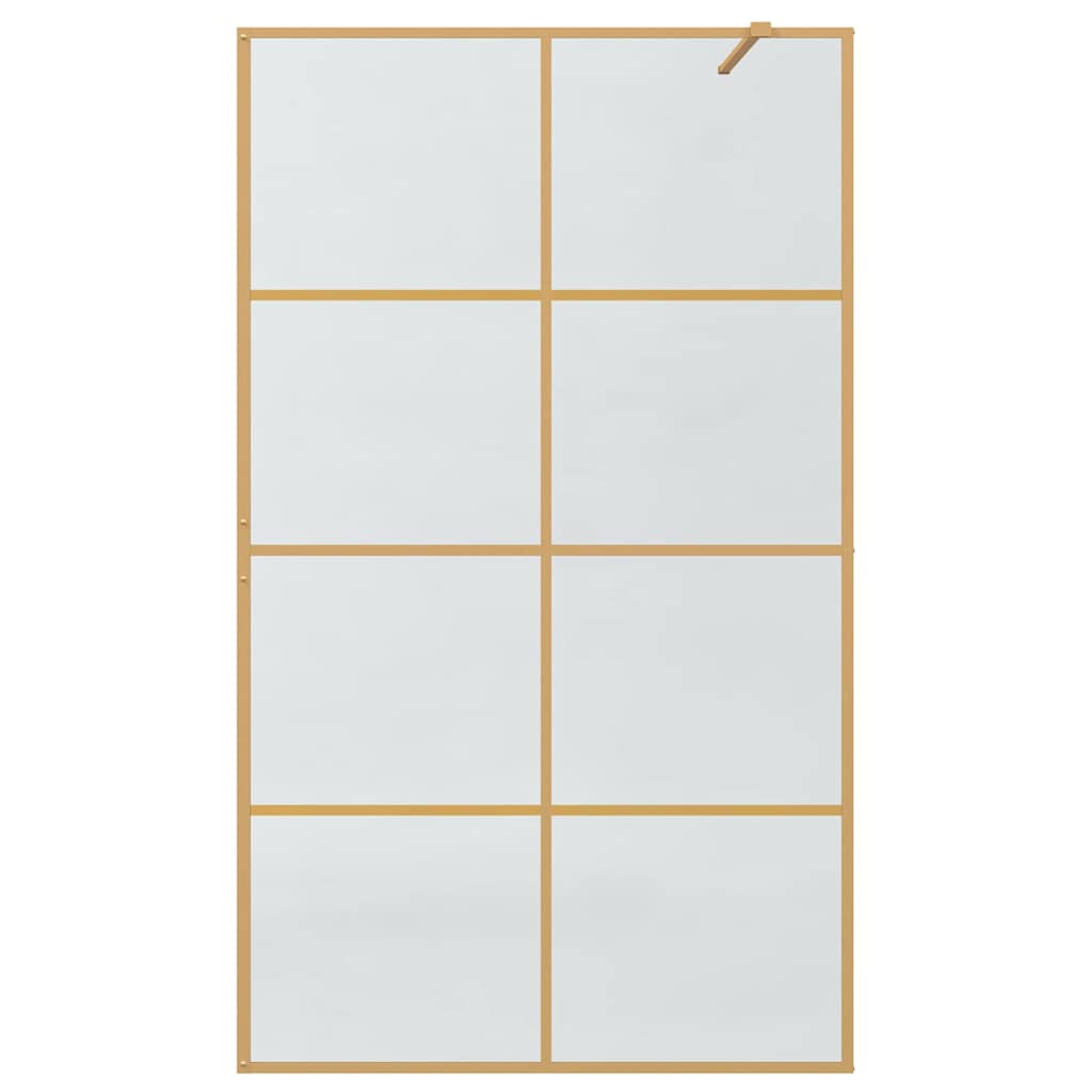 Zid za walk-in tuš Zlatno 115 x 195 cm Staklo otporno na udarce