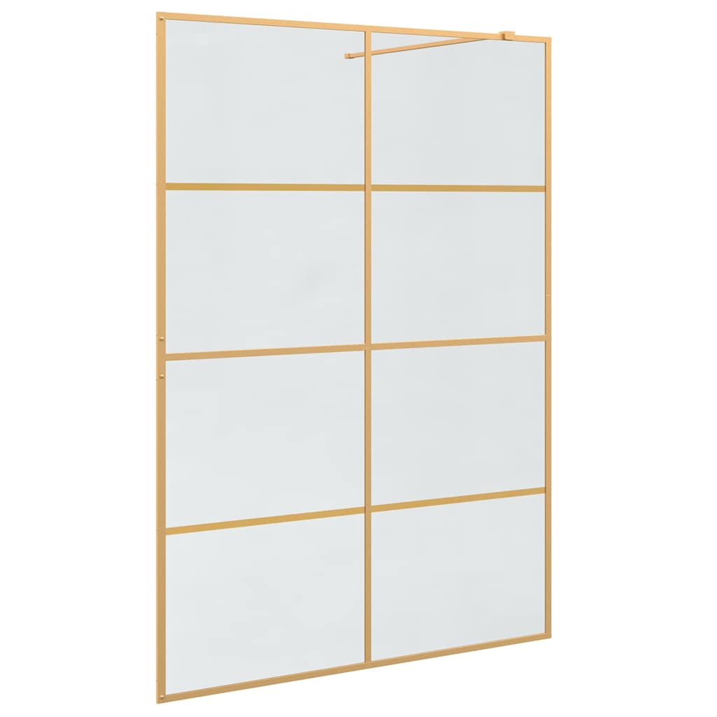 Zid za walk-in tuš Zlatno 140 x 195 cm Staklo otporno na udarce