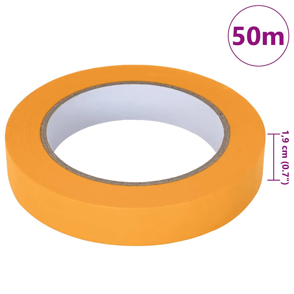 Trake za maskiranje slikara 24 pcs Žuta 19mm x 50m Papir