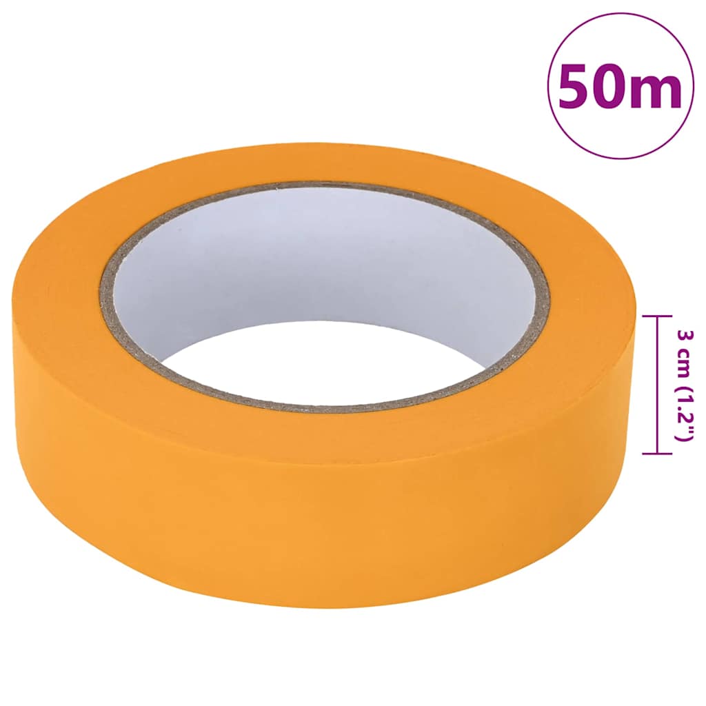Trake za maskiranje slikara 24 pcs Žuta 30mm x 50m Papir