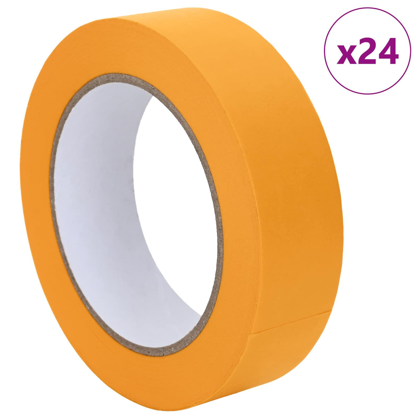 Trake za maskiranje slikara 24 pcs Žuta 30mm x 50m Papir