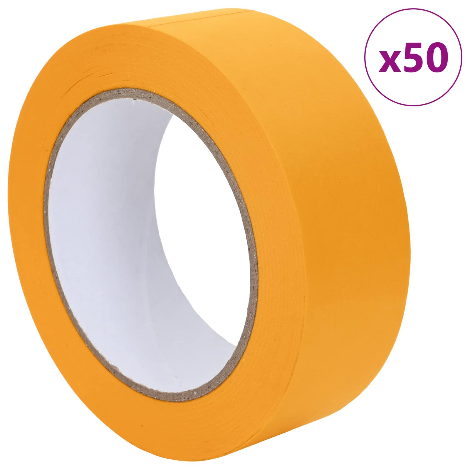 Trake za maskiranje slikara 50 pcs Žuta 38mm x 50m Papir