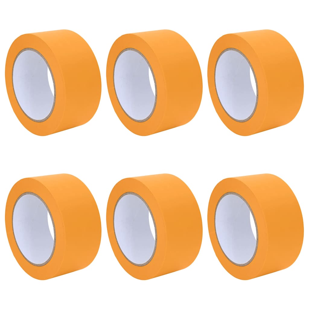 Trake za maskiranje slikara 6 pcs Žuta 50mm x 50m Papir