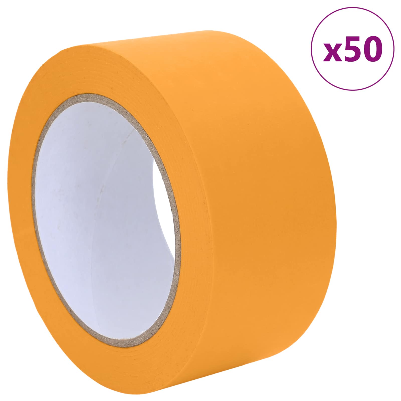 Trake za maskiranje slikara 50 pcs Žuta 50mm x 50m Papir