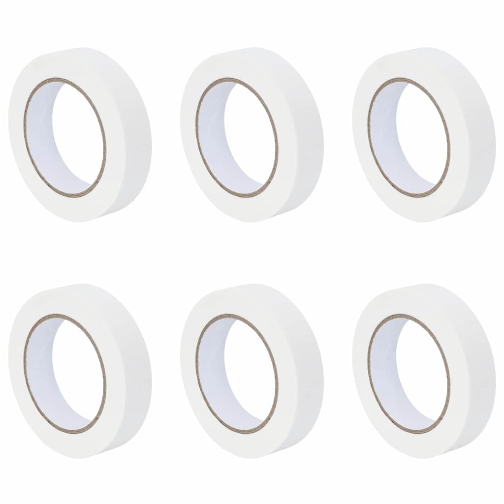 Trake za maskiranje slikara 6 pcs Bijelo 25mm x 50m Papir