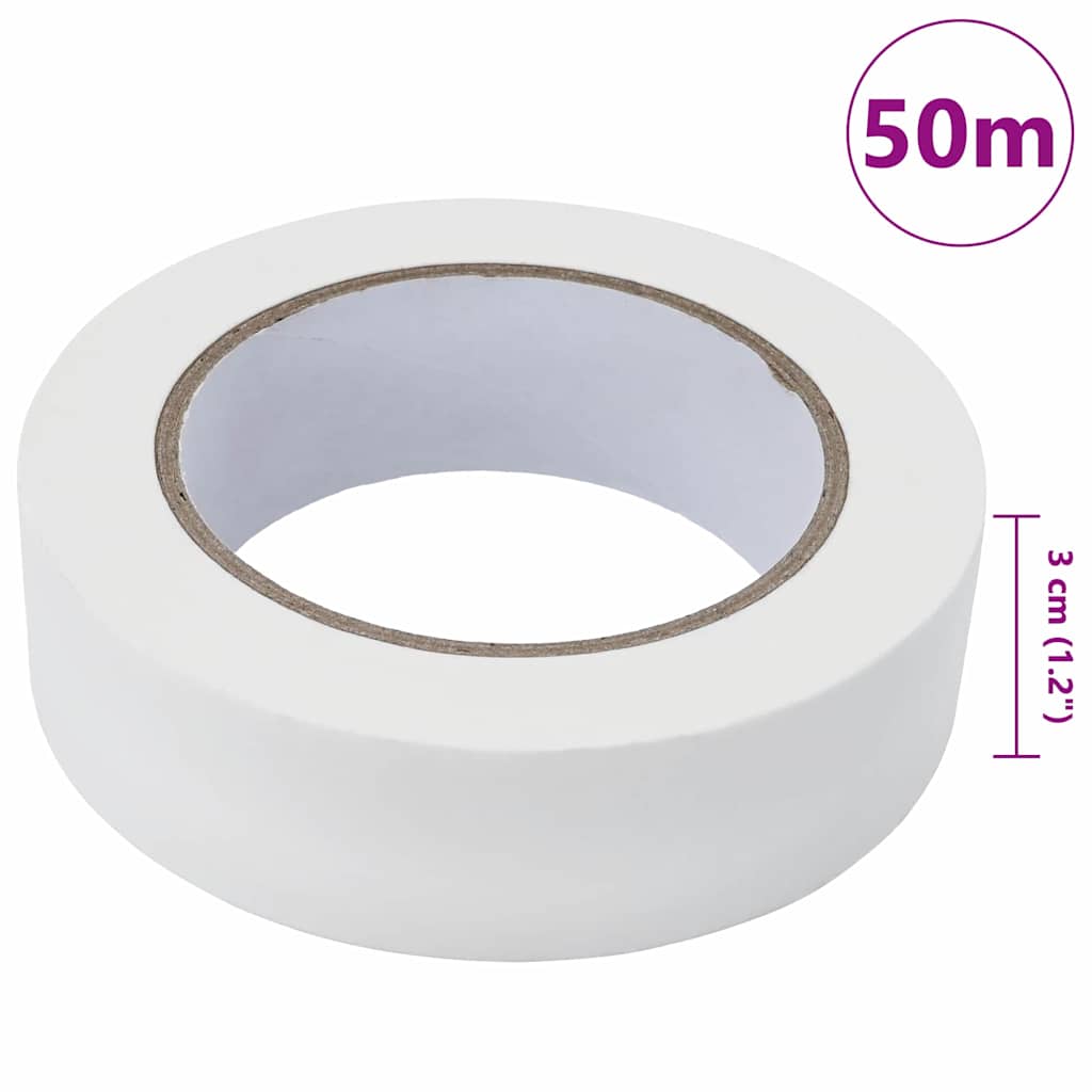 Trake za maskiranje slikara 12 pcs Bijelo 30mm x 50m Papir