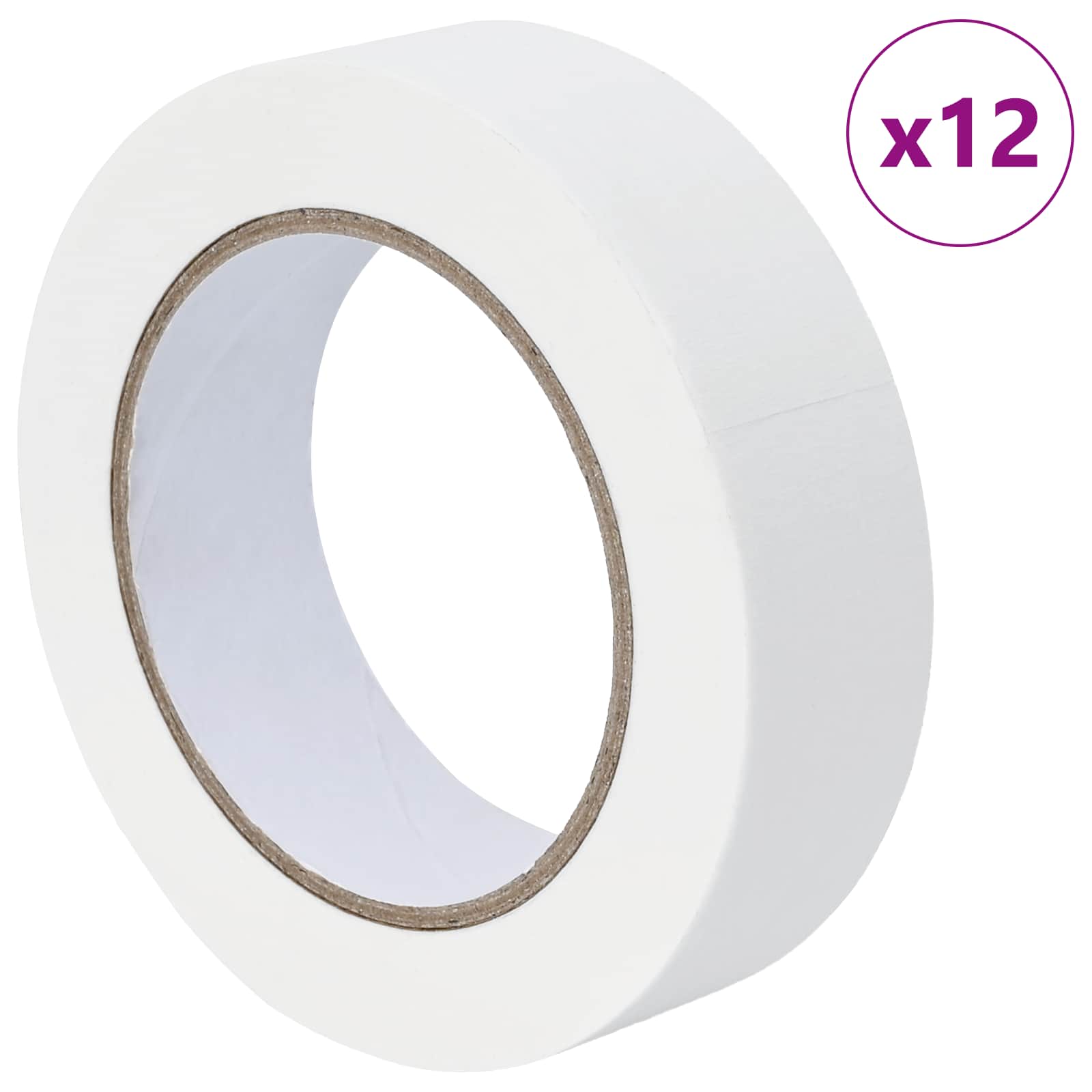 Trake za maskiranje slikara 12 pcs Bijelo 30mm x 50m Papir