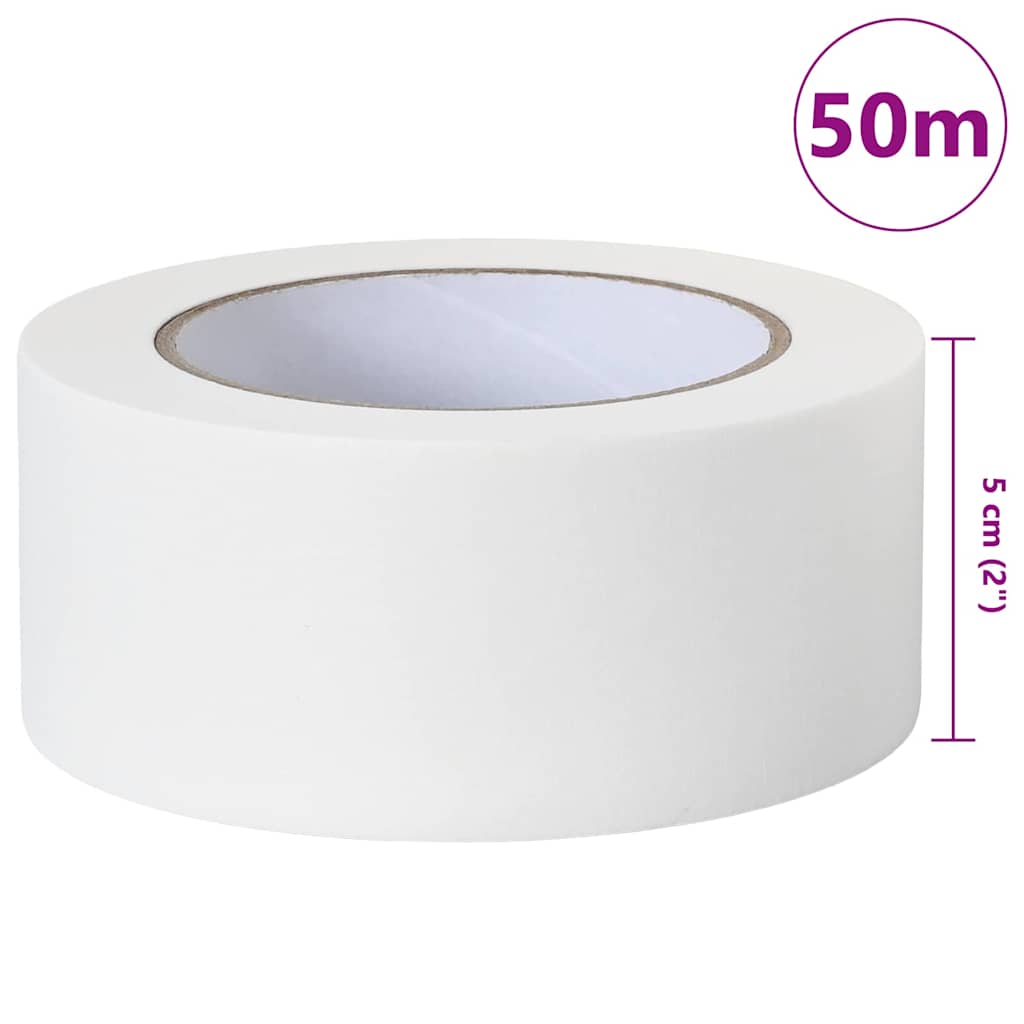 Trake za maskiranje slikara 24 pcs Bijelo 50mm x 50m Papir