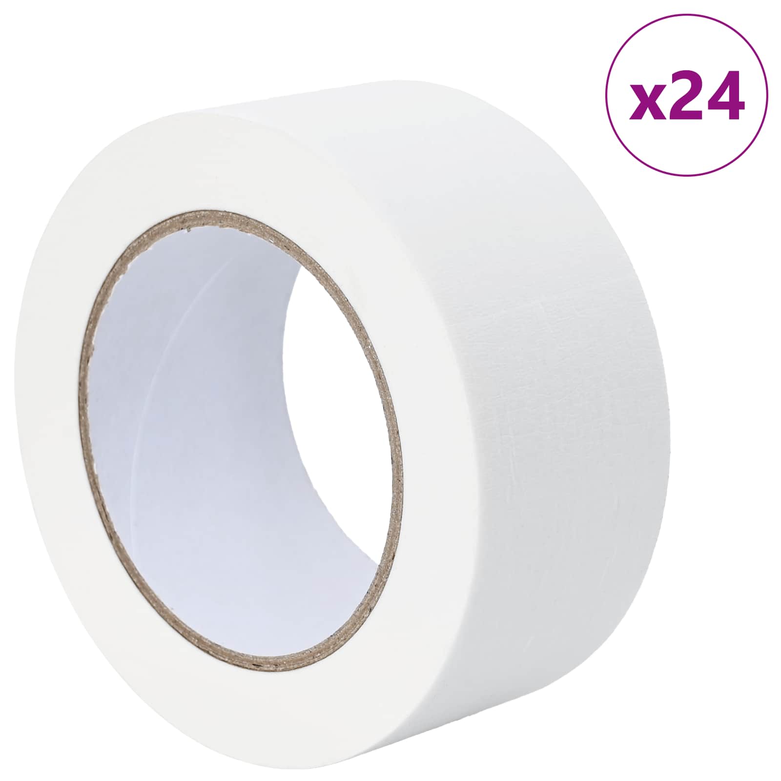 Trake za maskiranje slikara 24 pcs Bijelo 50mm x 50m Papir