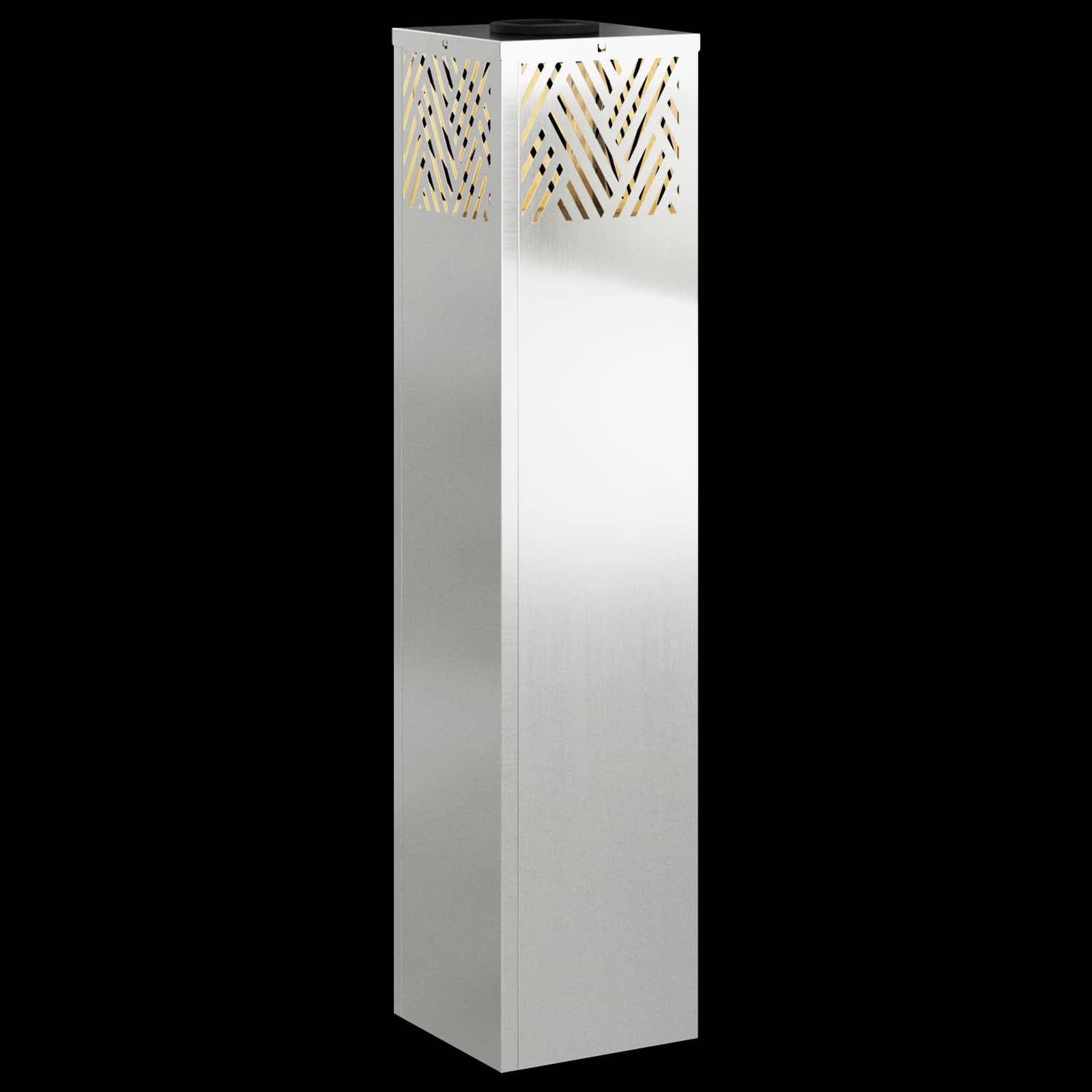 Solarna LED svjetlost za stazu 2 pcs Srebrno Galvanizirano