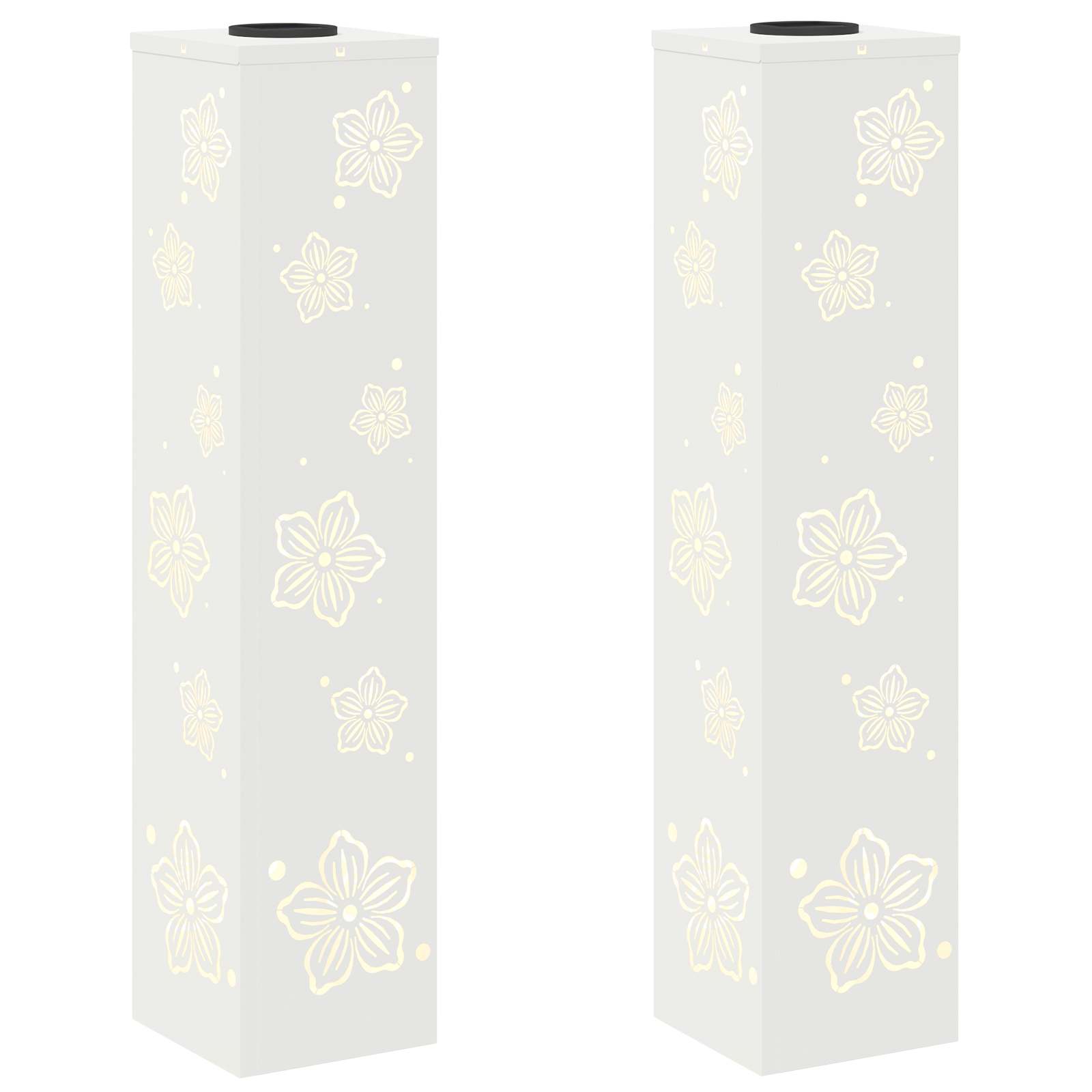 Solarna LED svjetlost za stazu 2 pcs Bijelo