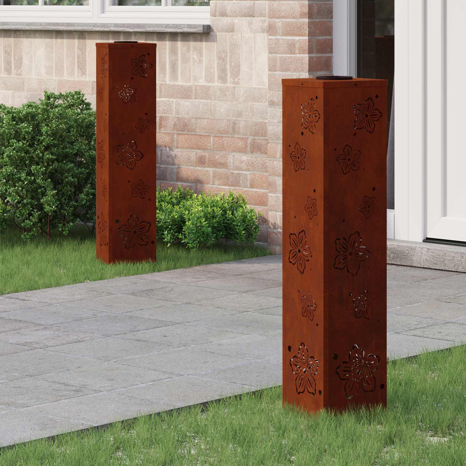 Solarna LED svjetlost za stazu 2 pcs Rđa