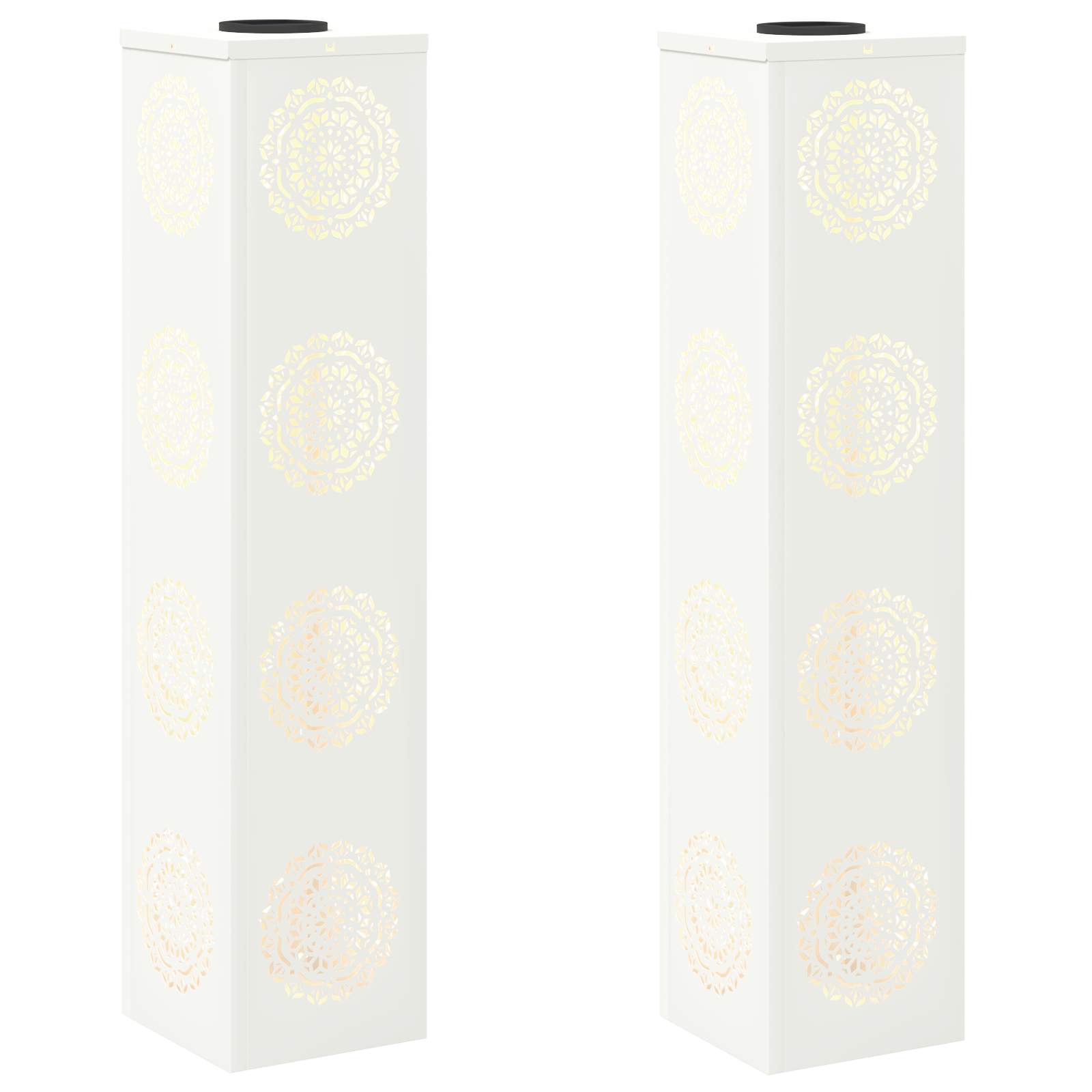 Solarna LED svjetlost za stazu 2 pcs Bijelo