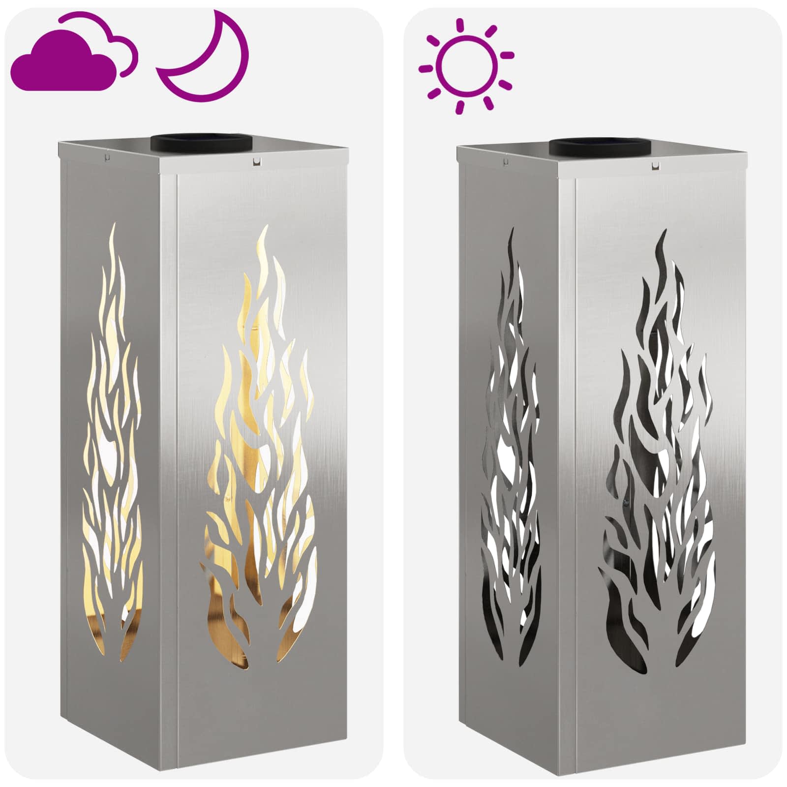 Solarna LED svjetlost za stazu 2 pcs Srebrno Nehrđajući čelik