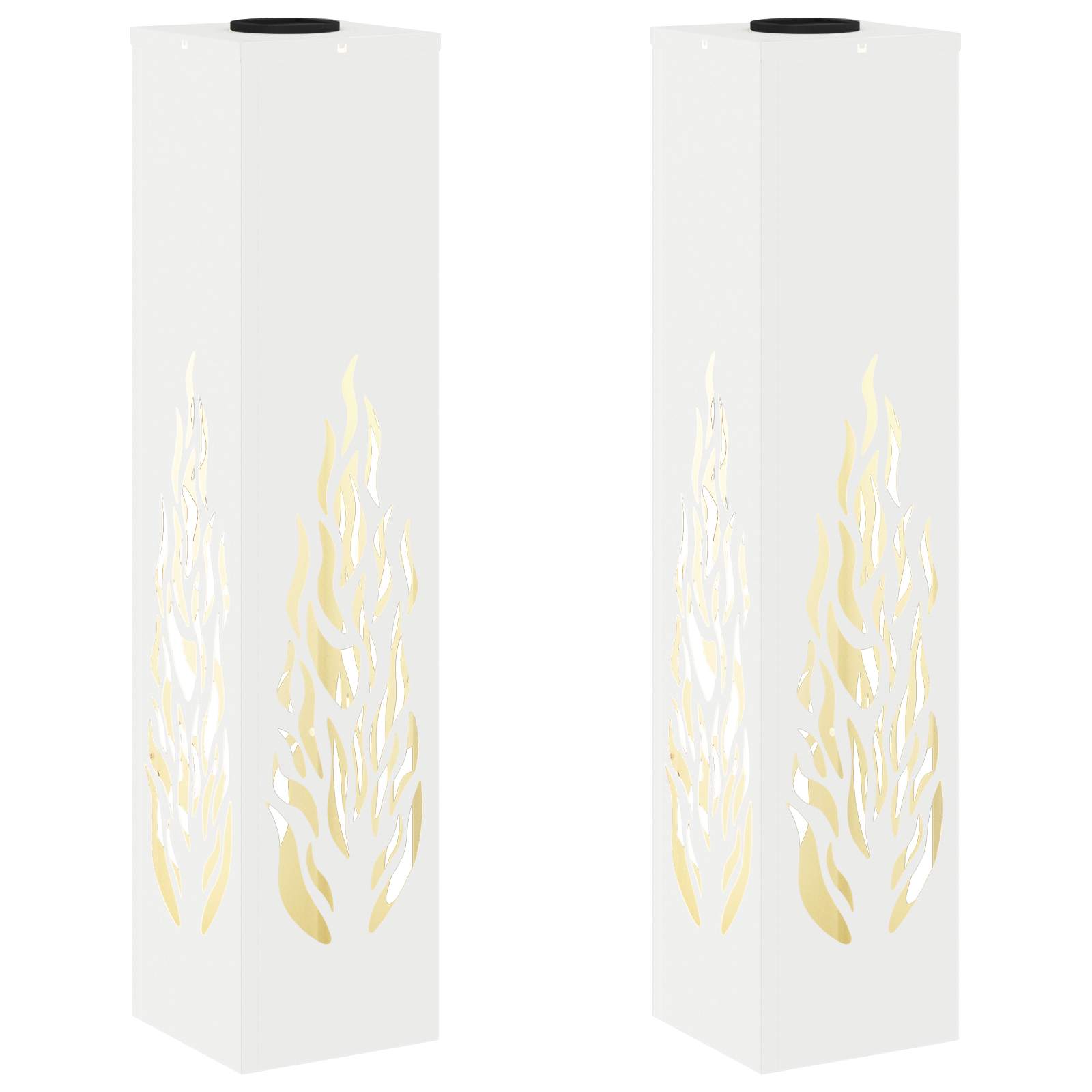 Solarna LED svjetlost za stazu 2 pcs Bijelo