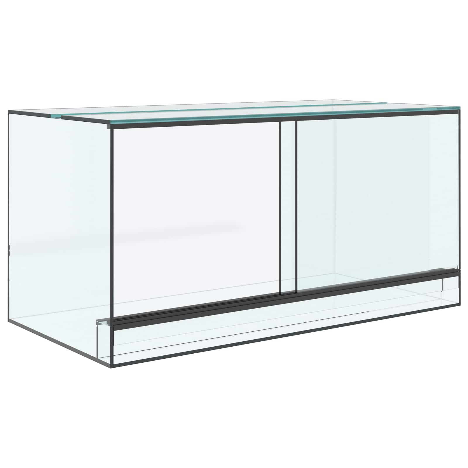 Terarij s pohranom *Transparent*an 80 x 40 x 40 cm Stakl