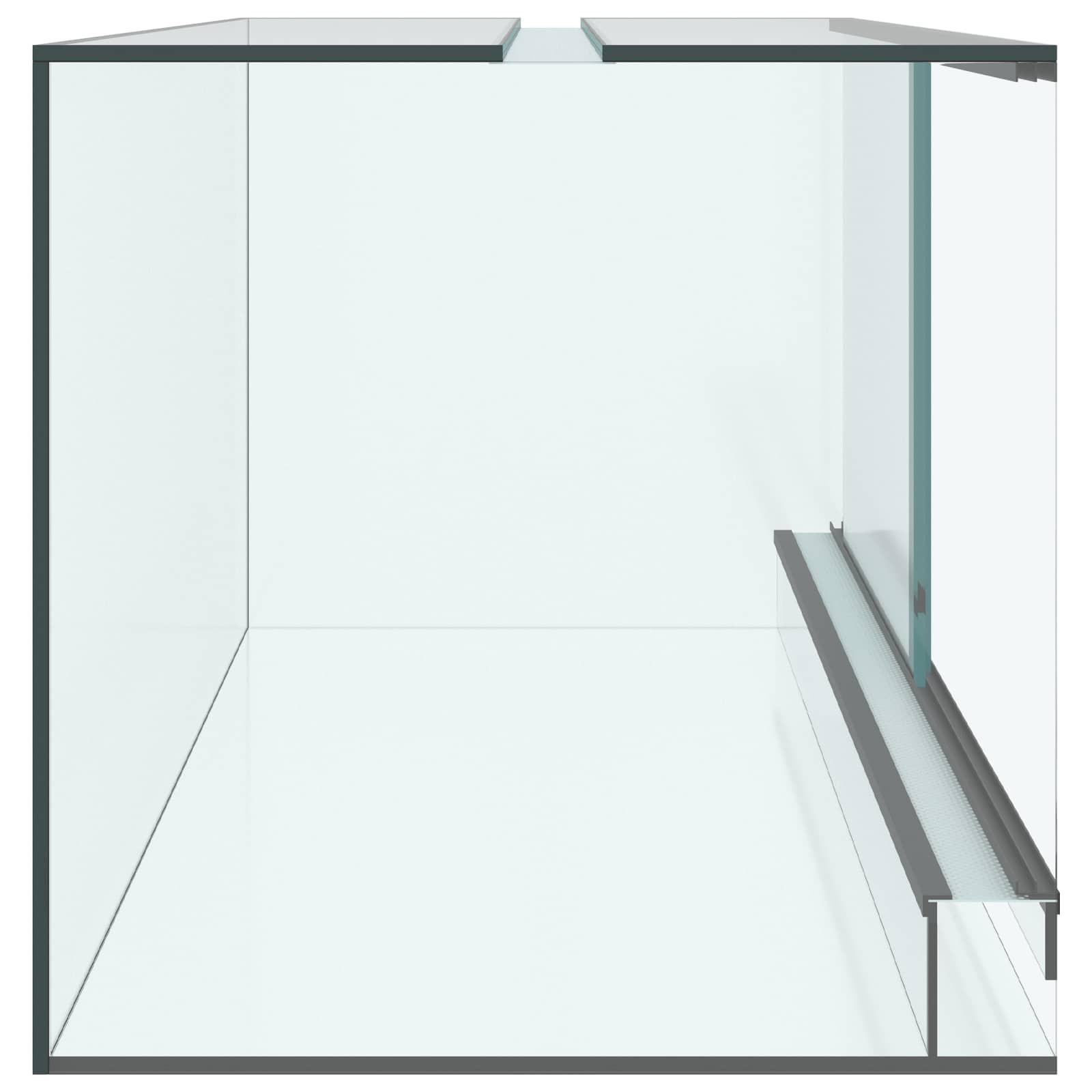 Terarij s pohranom *Transparent*an 80 x 40 x 40 cm Stakl