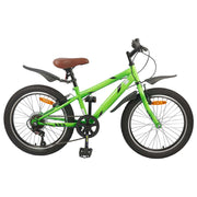 Dječji Bicikl 24 Inča 6-Speed za djecu od 8 do 12 godina Zelena