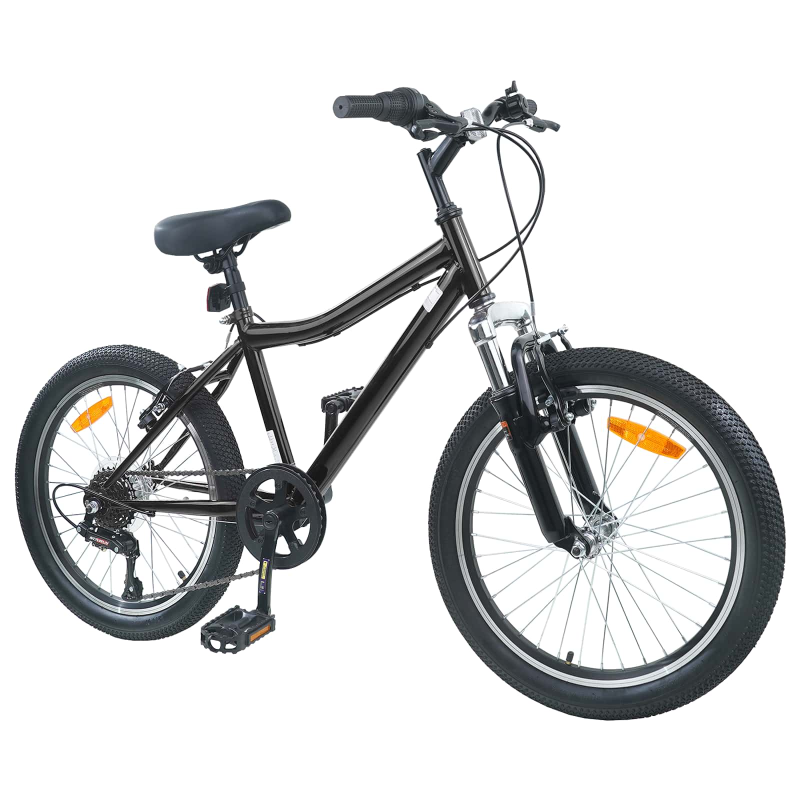 Dječji Bicikl 24 Inča 6-Speed za djecu od 8 do 12 godina Crna