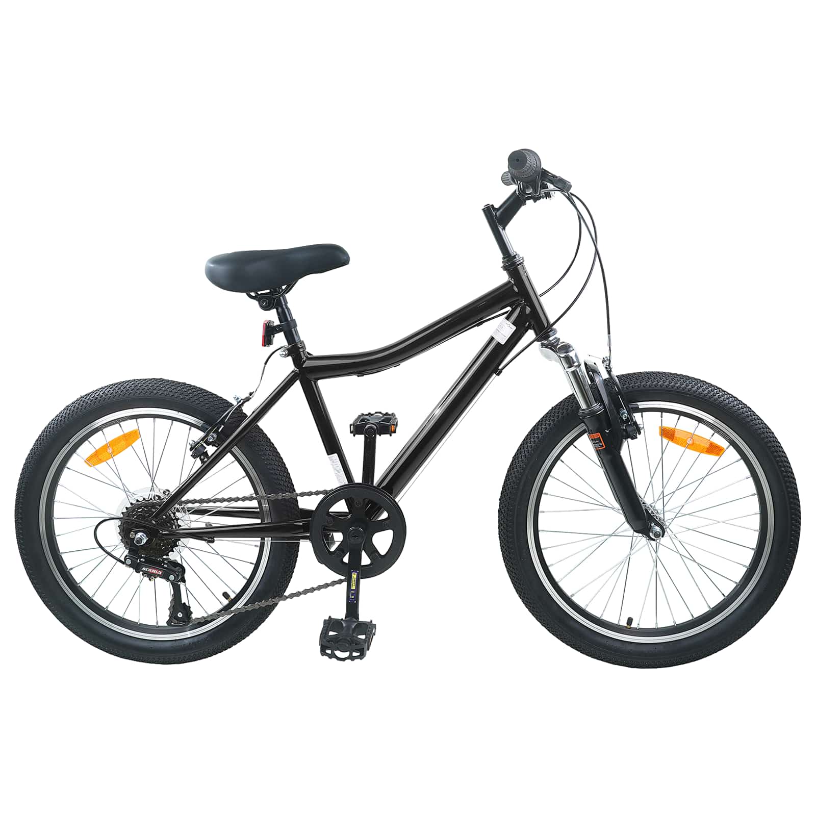 Dječji Bicikl 24 Inča 6-Speed za djecu od 8 do 12 godina Crna