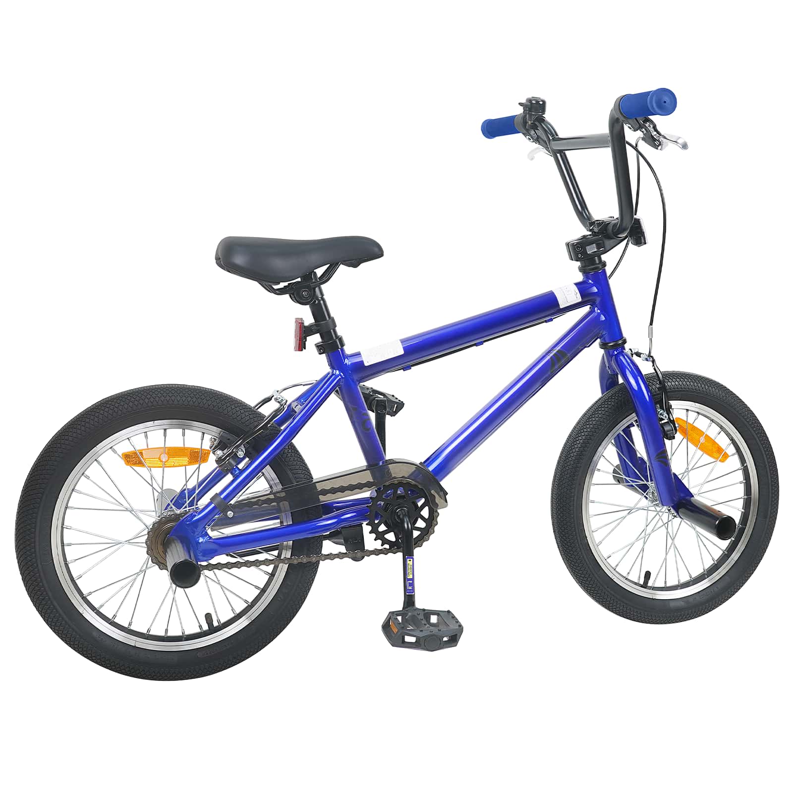 BMX Bicikl 18 Inča za djecu od 7 do 10 godina Tamno plava