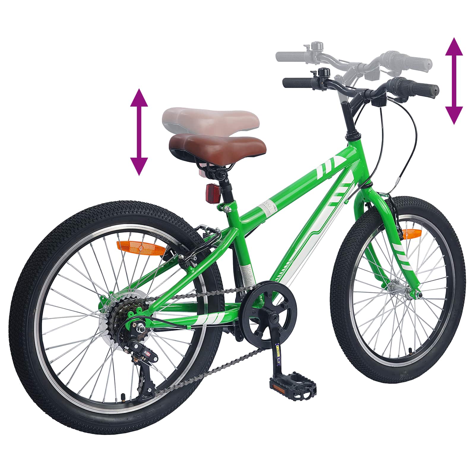 Planinski Bicikl 24 Inča 6-Speed za djecu od 8 do 12 godina