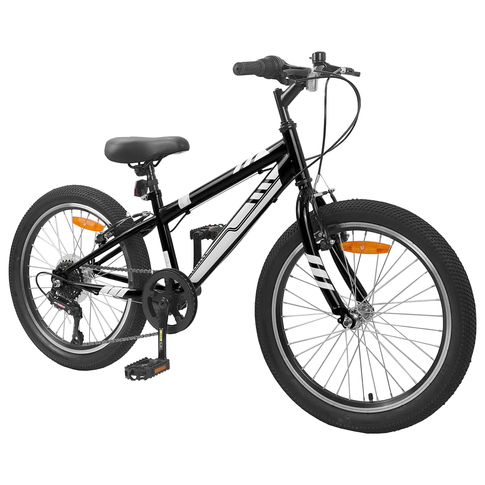 Planinski Bicikl 20 Inča 6-Speed za 5-8 godina Crna