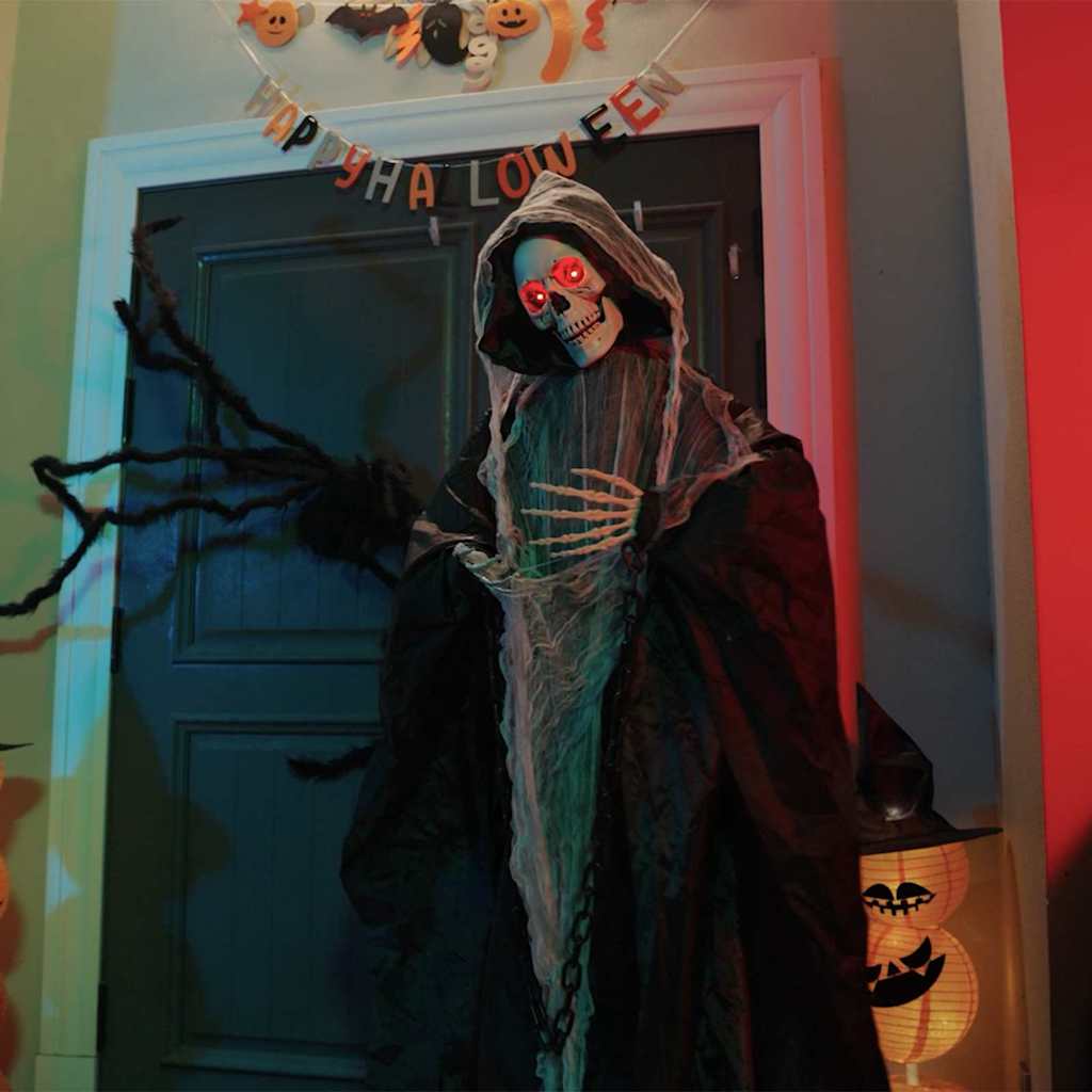 Halloween Grim Reaper Crna 60 x 60 x 155 cm Poliester