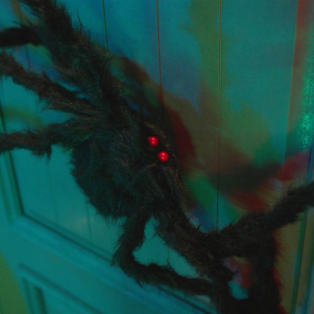 Halloween Pauk Dekoracija 3 pcs Crna 200 cm Poliester i čelik