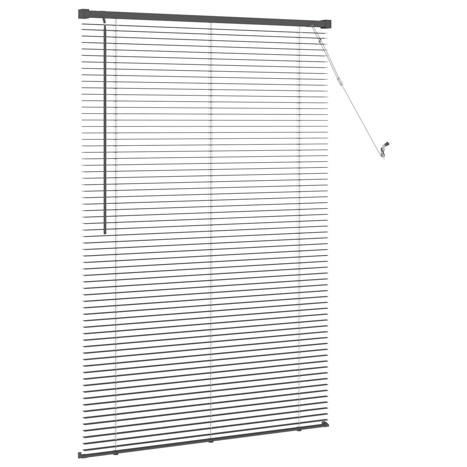 Venecijanska roleta Srebrno Siva 150 x 80 cm PVC