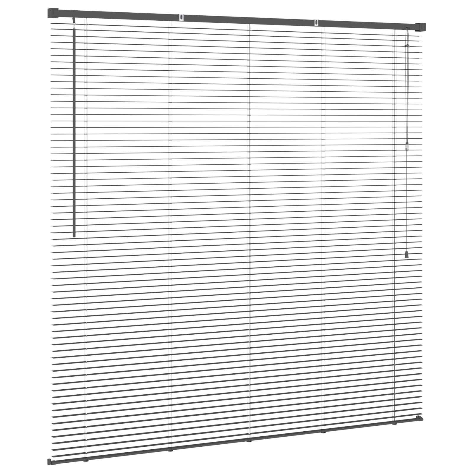 Venecijanska roleta Srebrno Siva 150 x 130 cm PVC