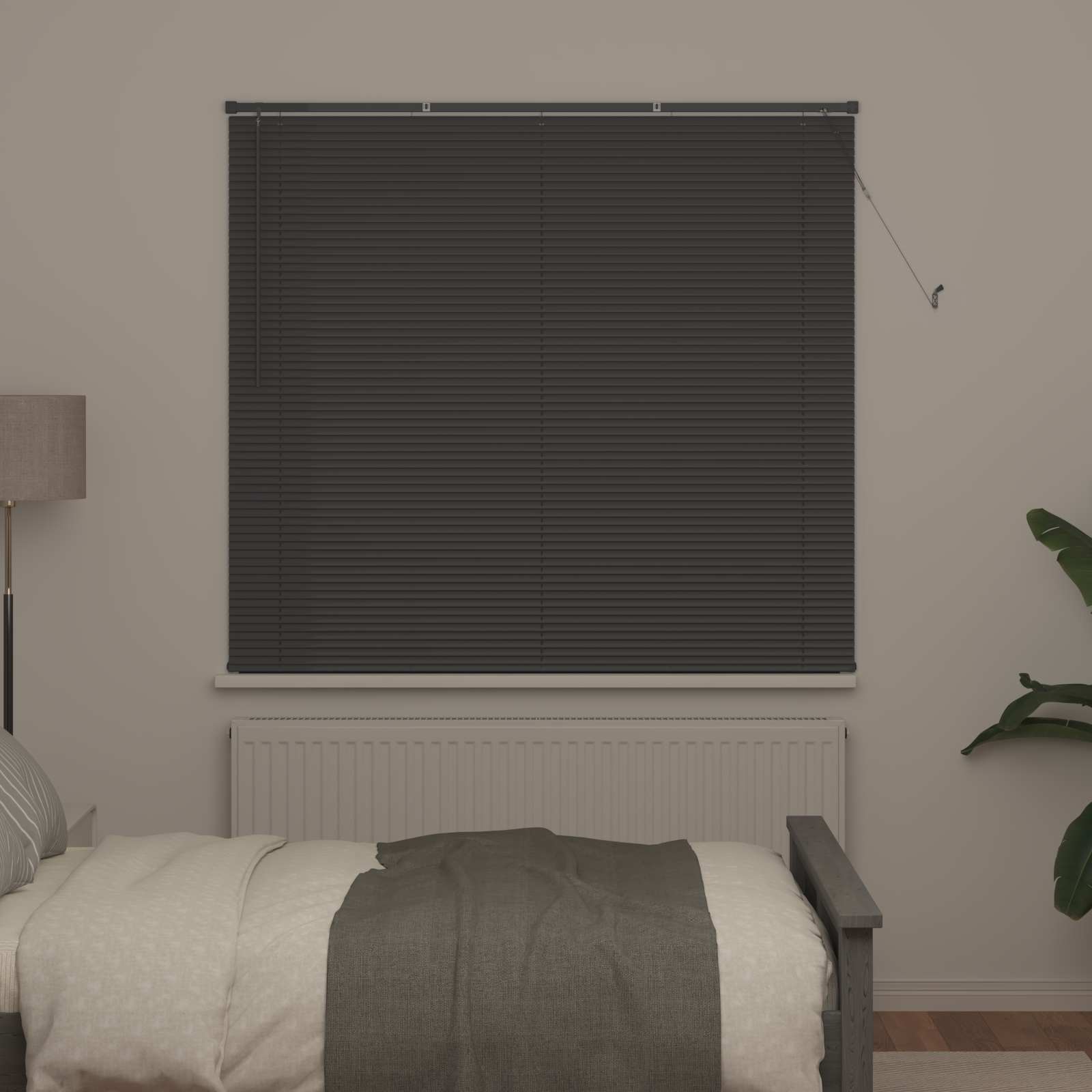 Venecijanska roleta Srebrno Siva 150 x 150 cm PVC